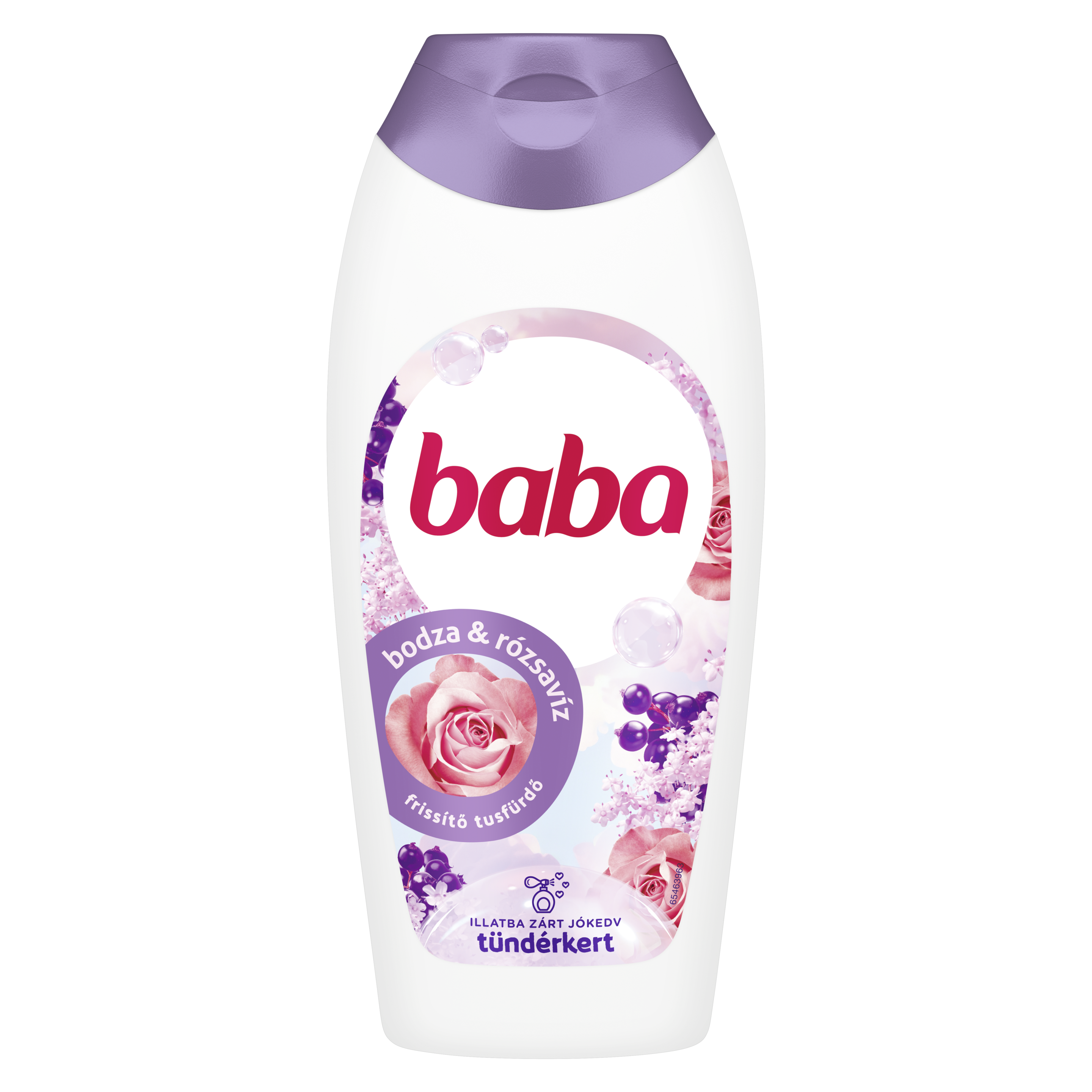 Baba tusfürdő bodza és rózsavíz 400 ml packshot