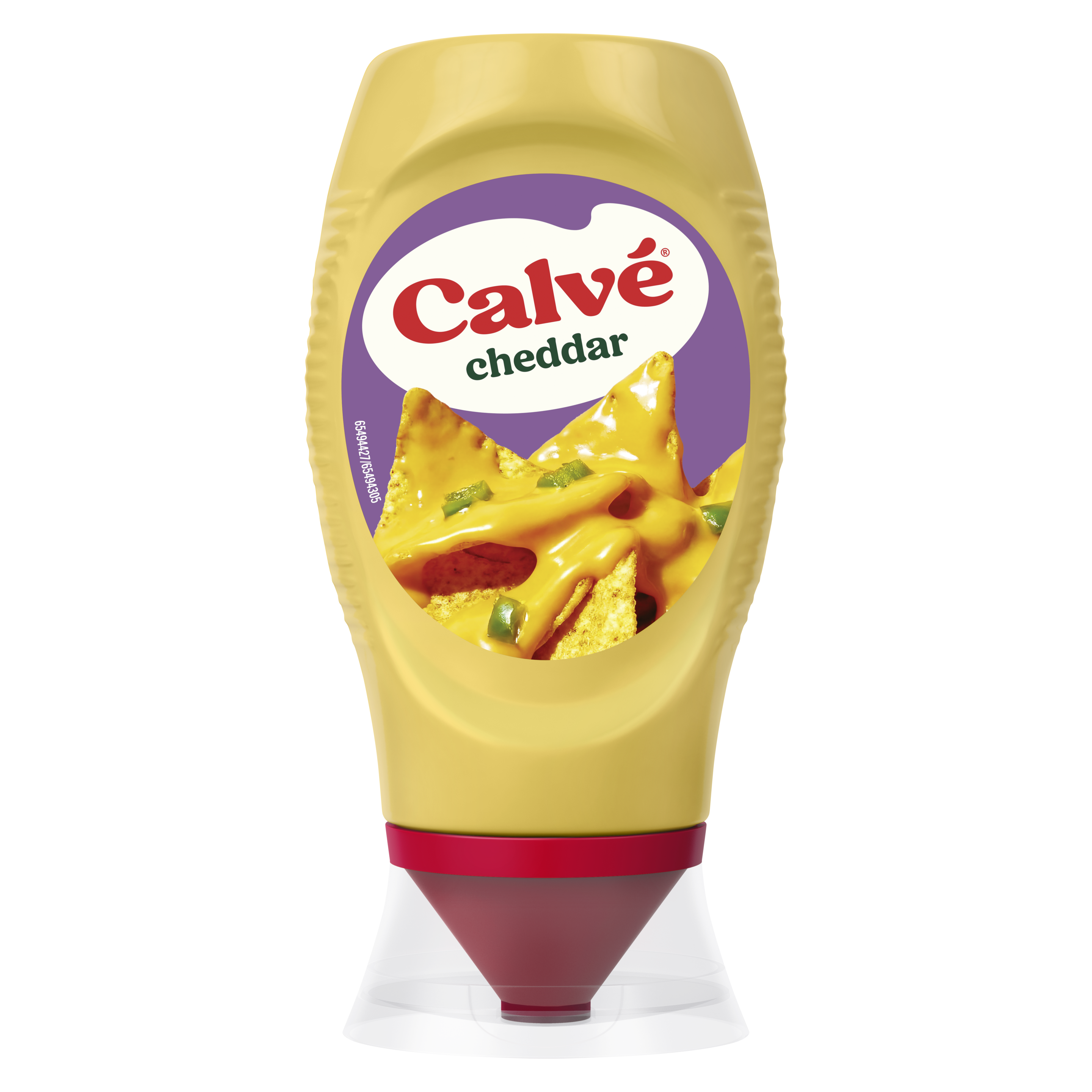 La Salsa Cheddar Calvé ha un gusto inconfondibile ed esalta il sapore di tutti i tuoi snack! packshot