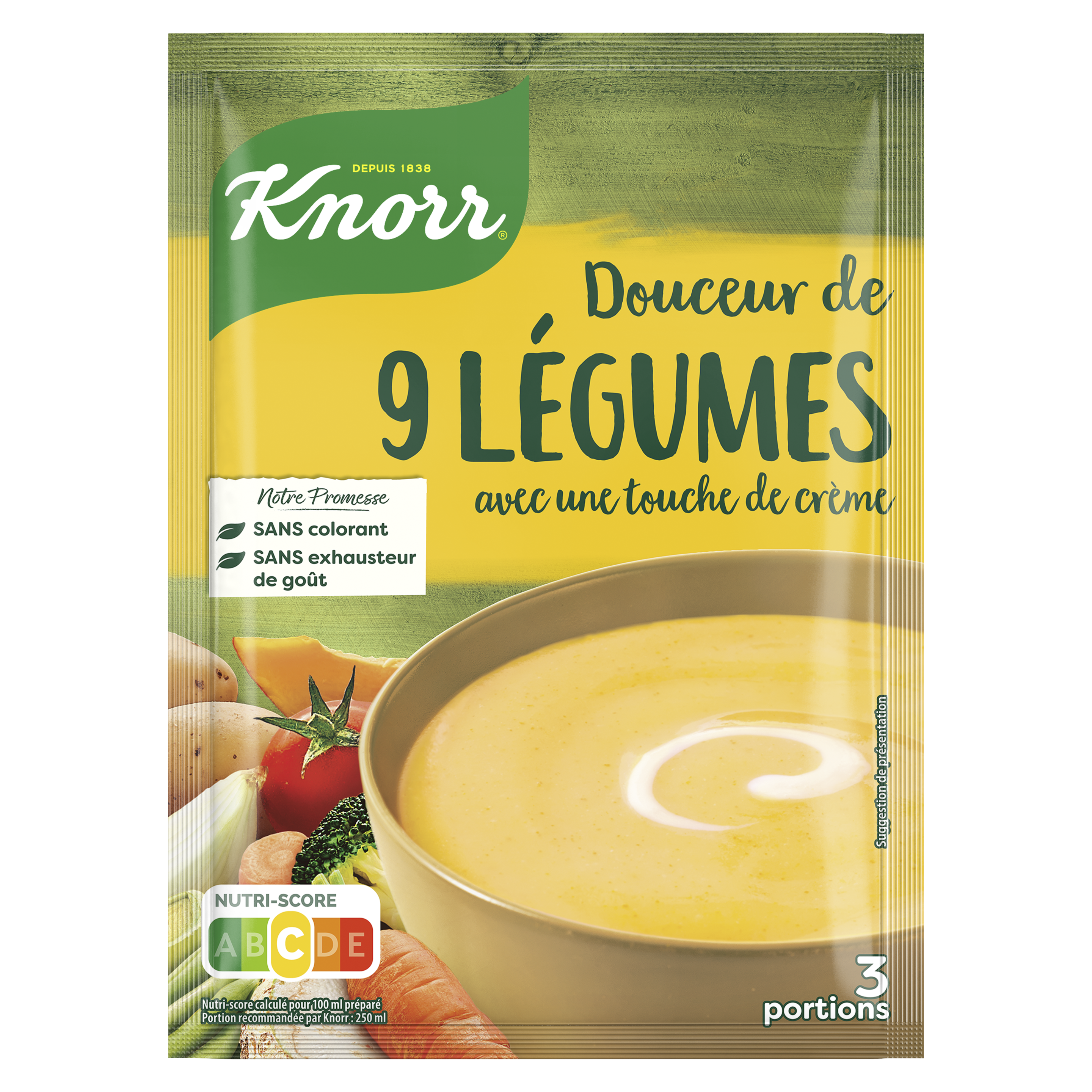 Soupe Douceur de 9 Légumes Touche de Crème packshot