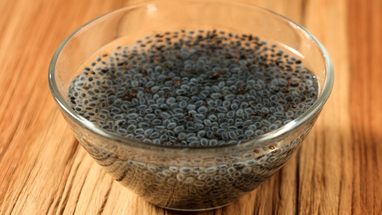 Classic Soaked Sabja Drink: