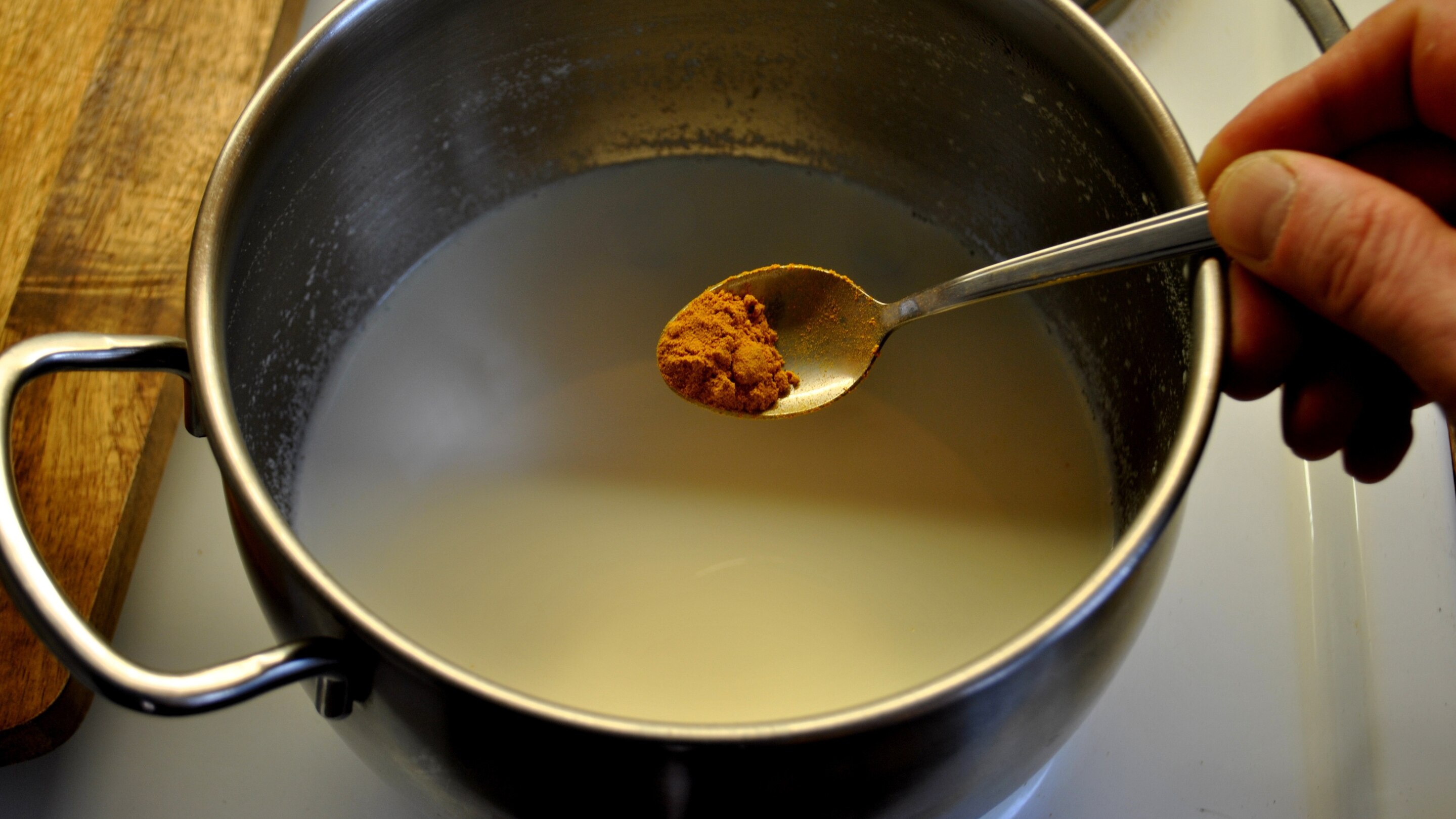2. Add Turmeric: