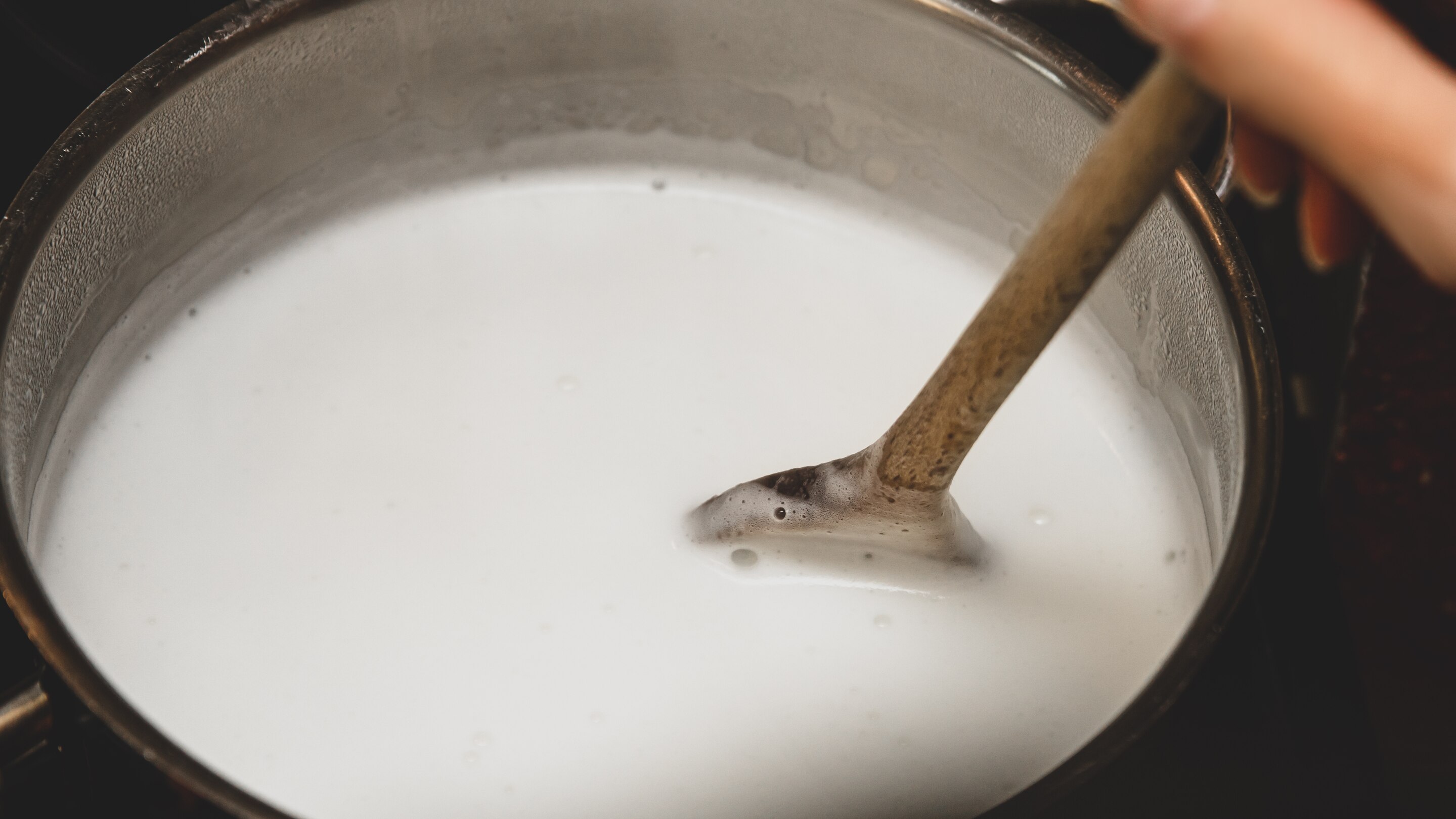 1. Heat the Milk:
