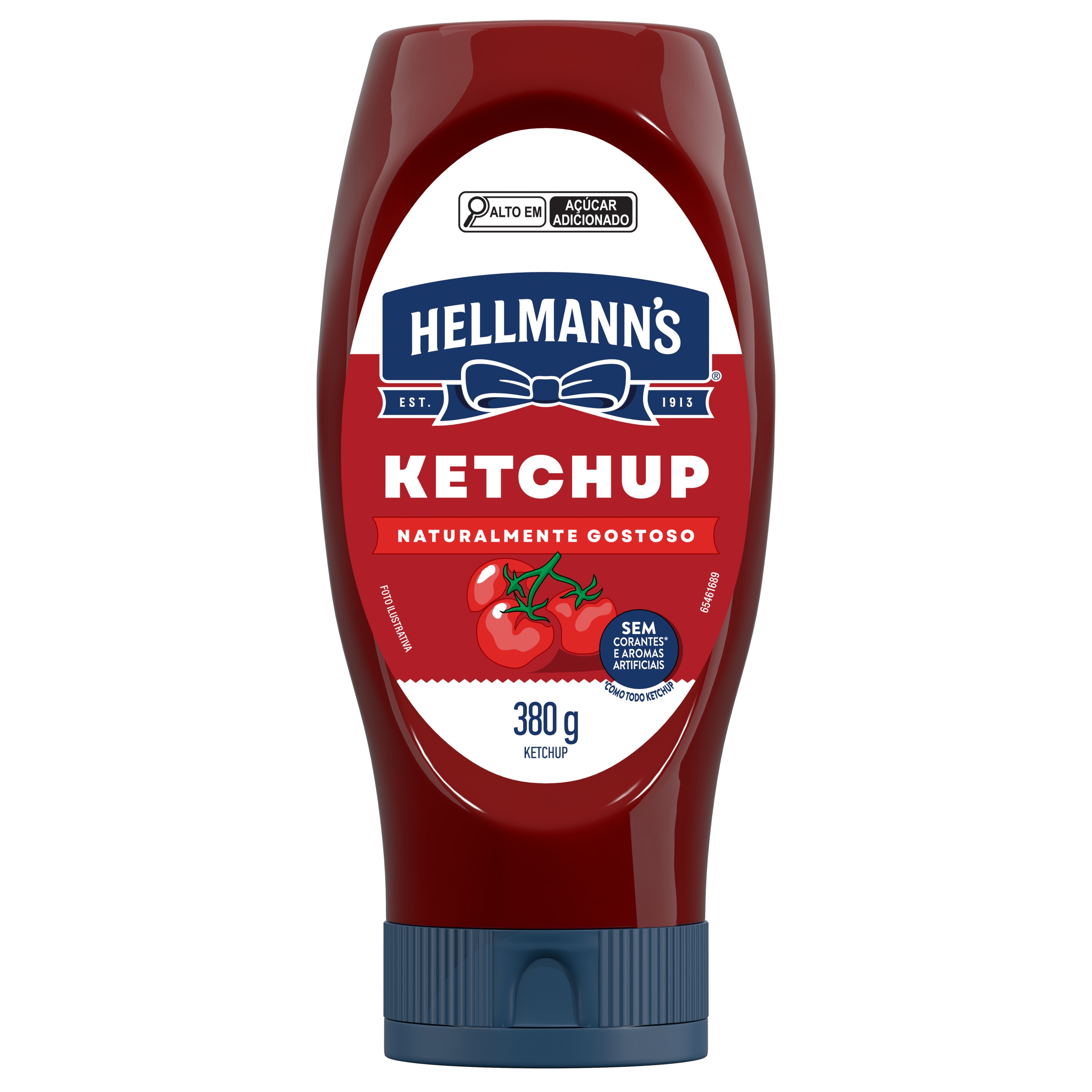 Ketchup Hellmann's Tradicional 380g packshot