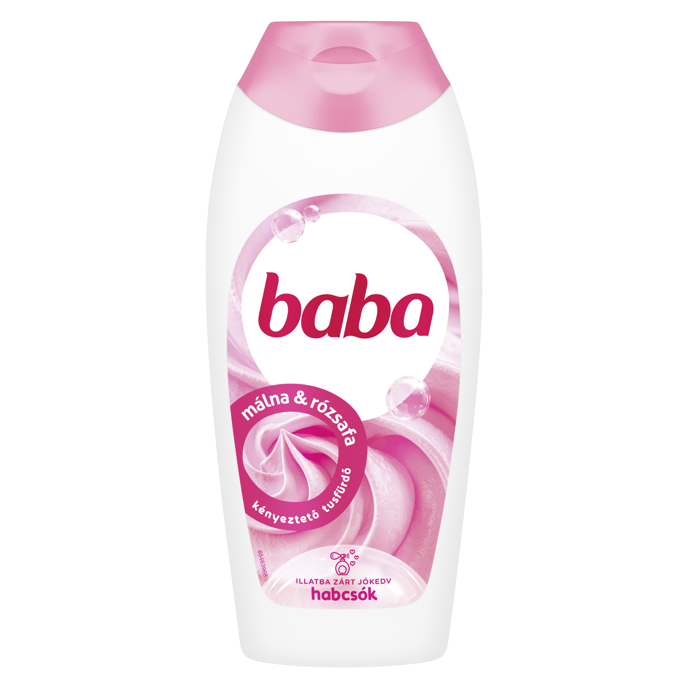 Baba tusfürdő málna és rózsafa 400ml packshot