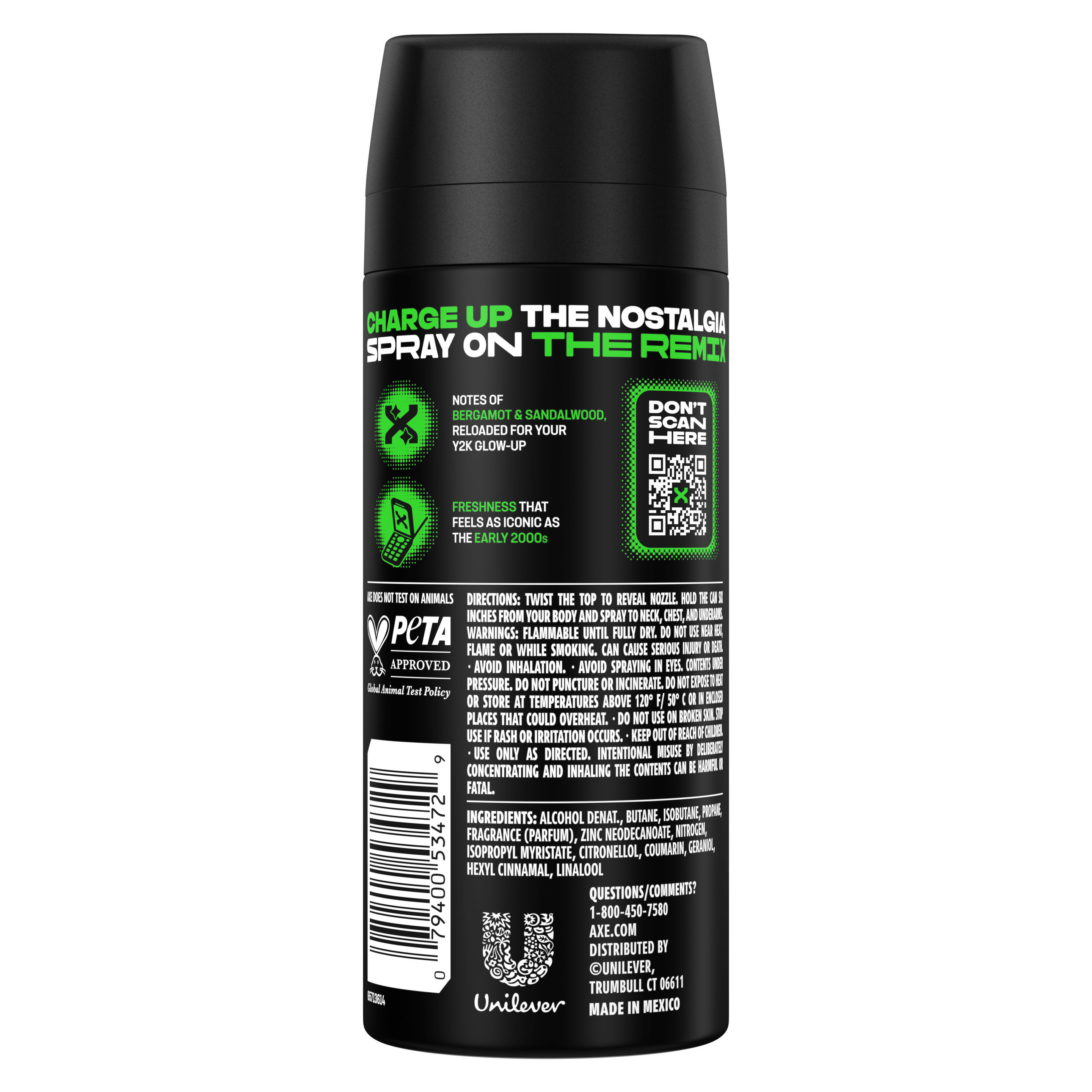 Kilo Body Spray Back Image