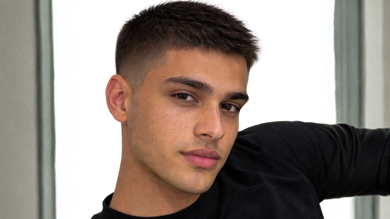 13. Spiky Crew Cut