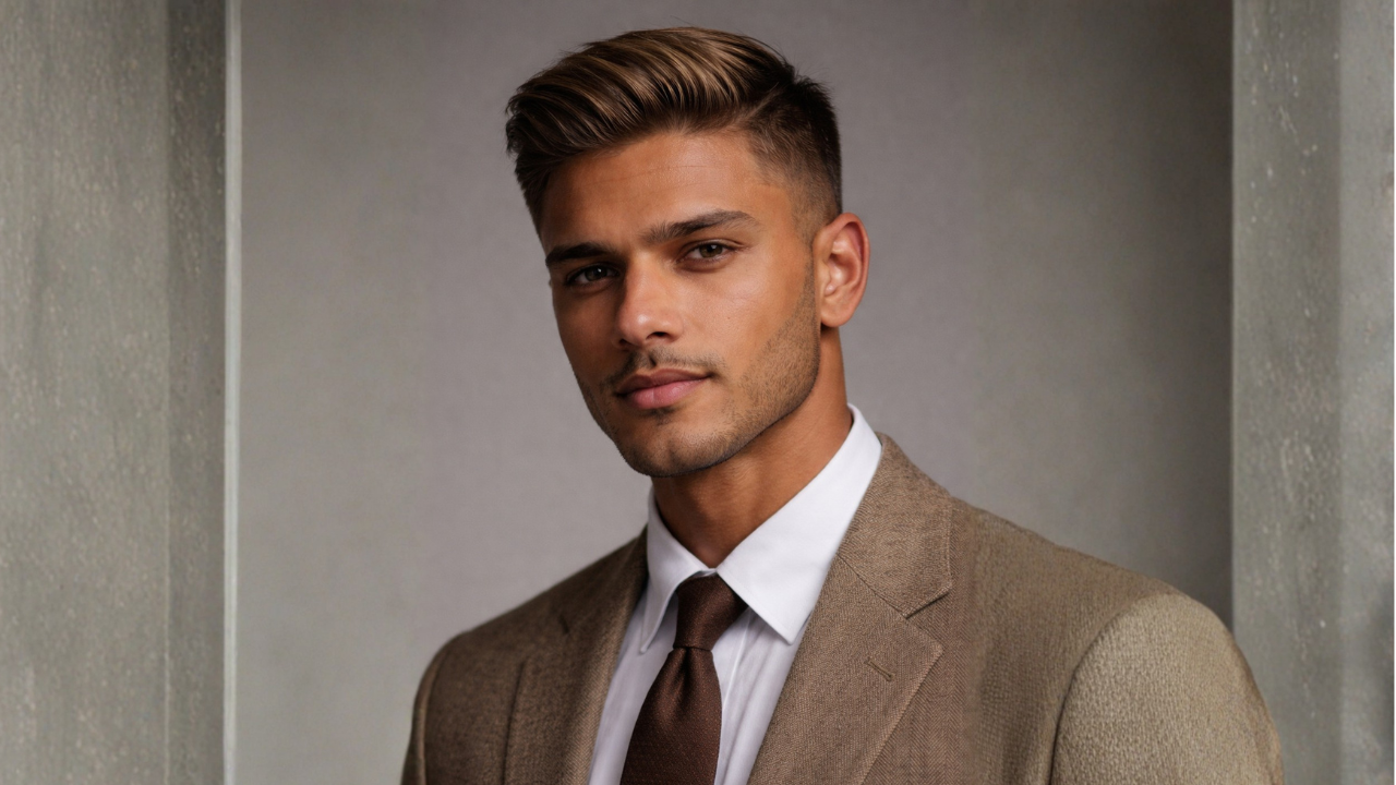 23. Side-Part Crew Cut