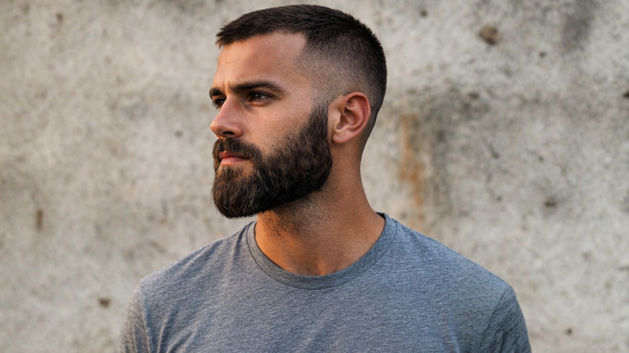 26. Crew Cut with Beard