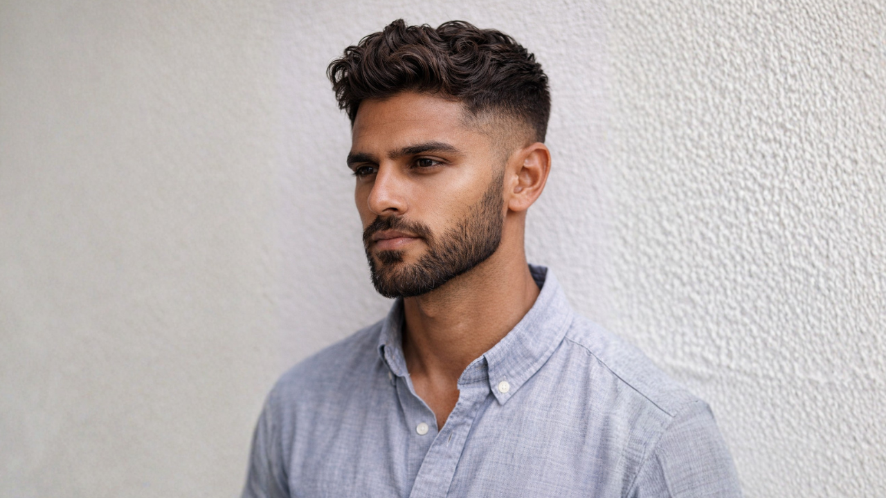 30. Wavy Crew Cut