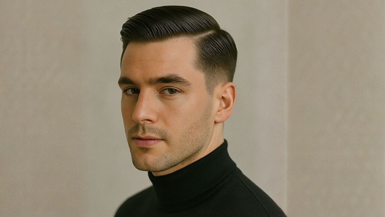 31. Slicked Crew Cut