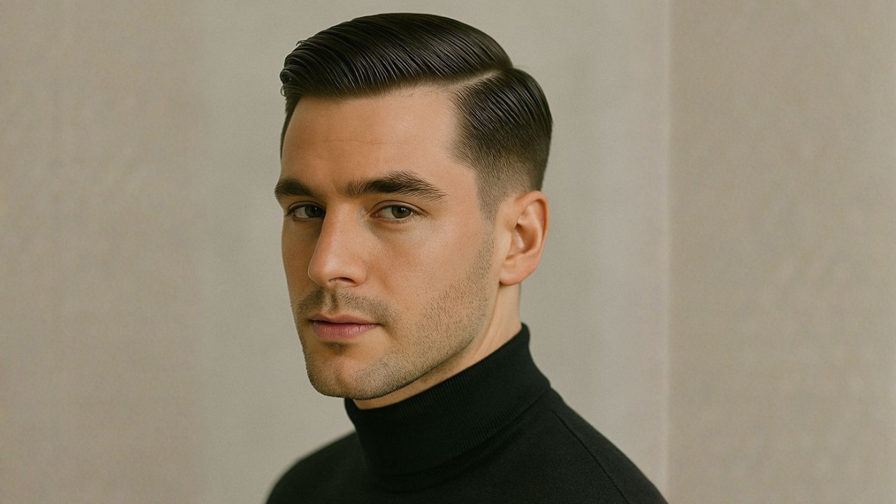 31. Slicked Crew Cut