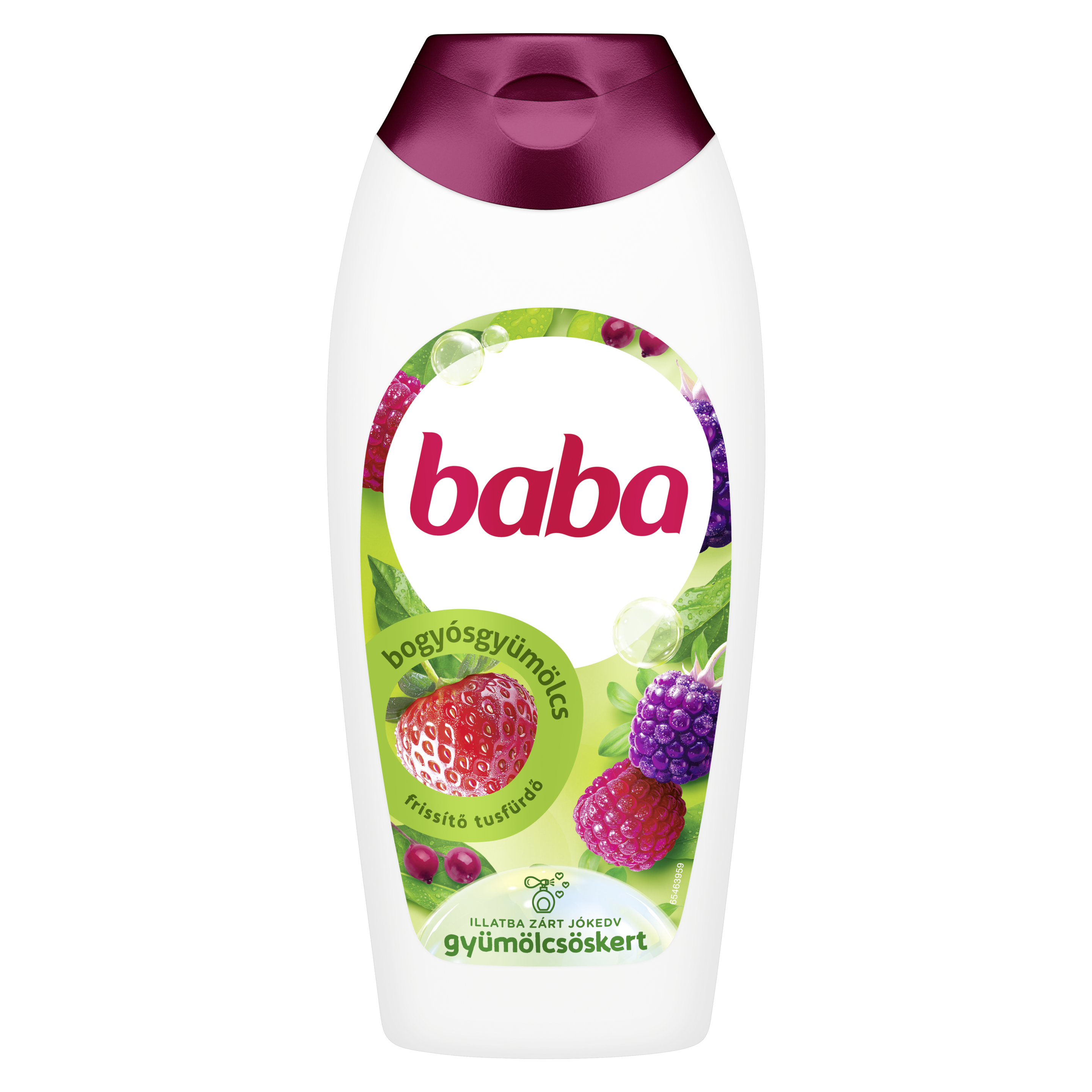 Baba tusfürdő bogyósgyümölcs 400 ml packshot