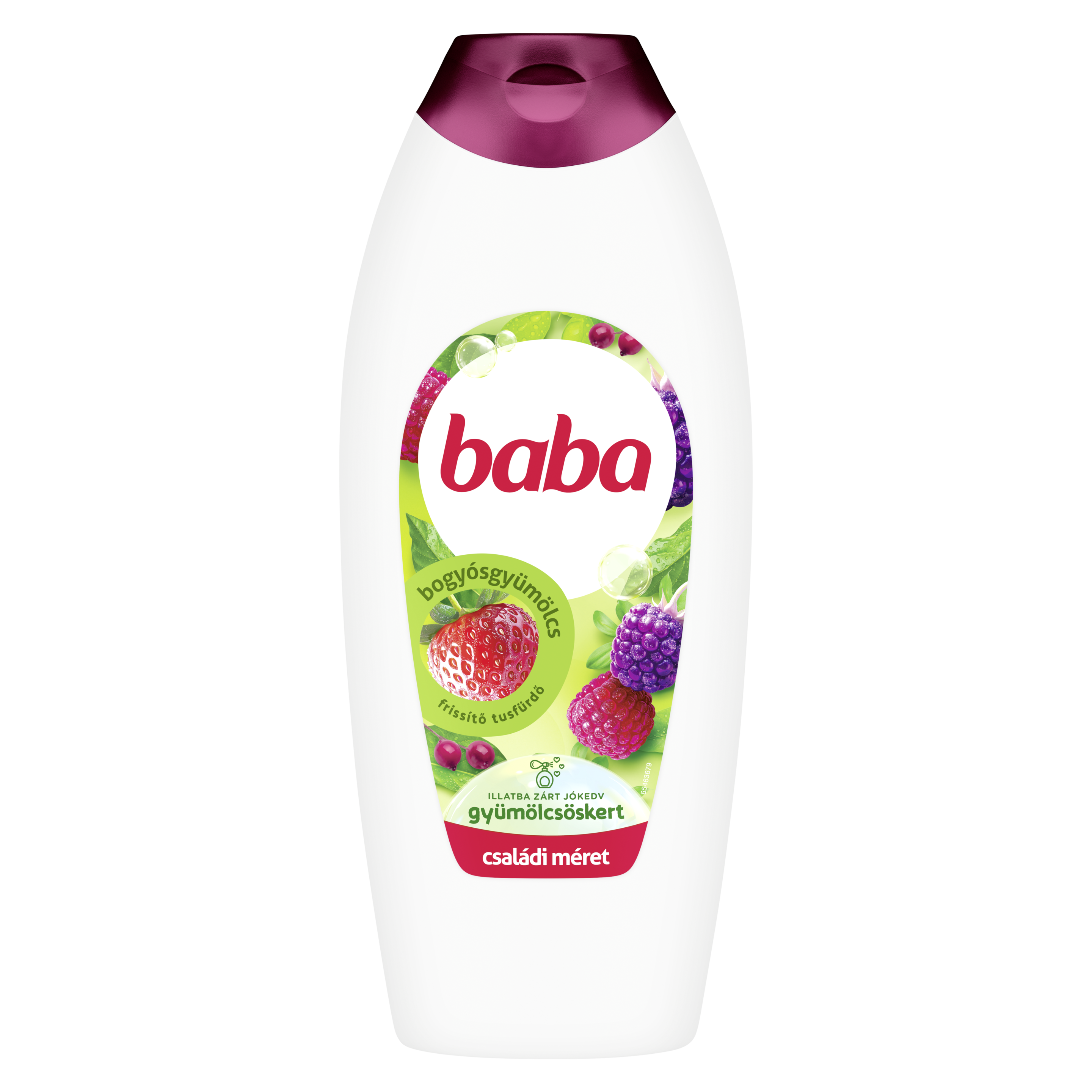 Baba tusfürdő bogyósgyümölcs 750 ml packshot