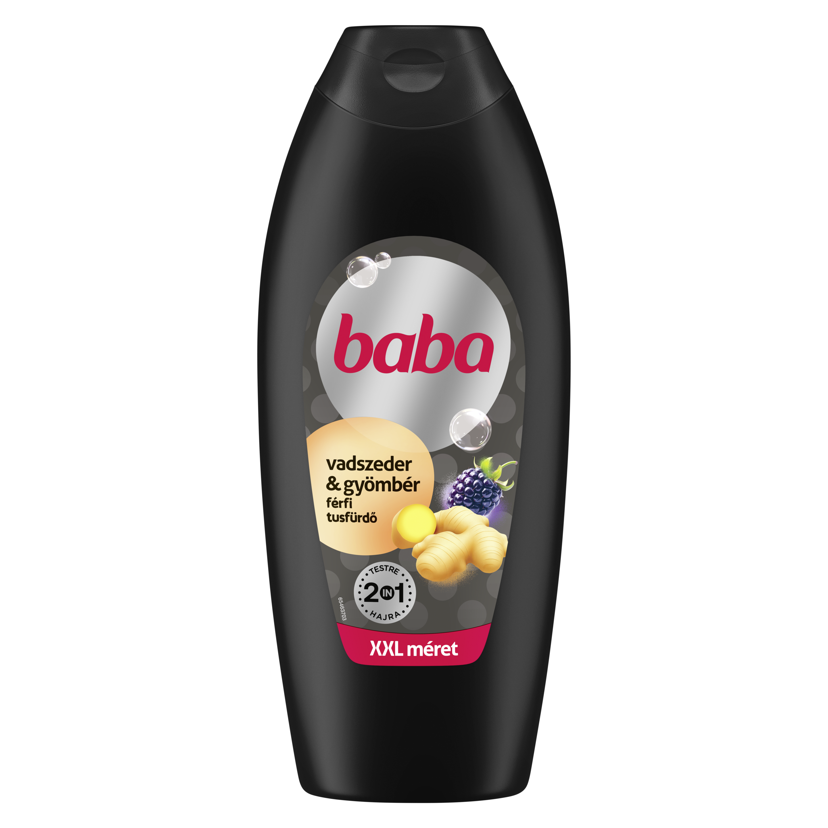 Baba tusfürdő 2in1 vadszederrel és gyömbérrel 750ml packshot