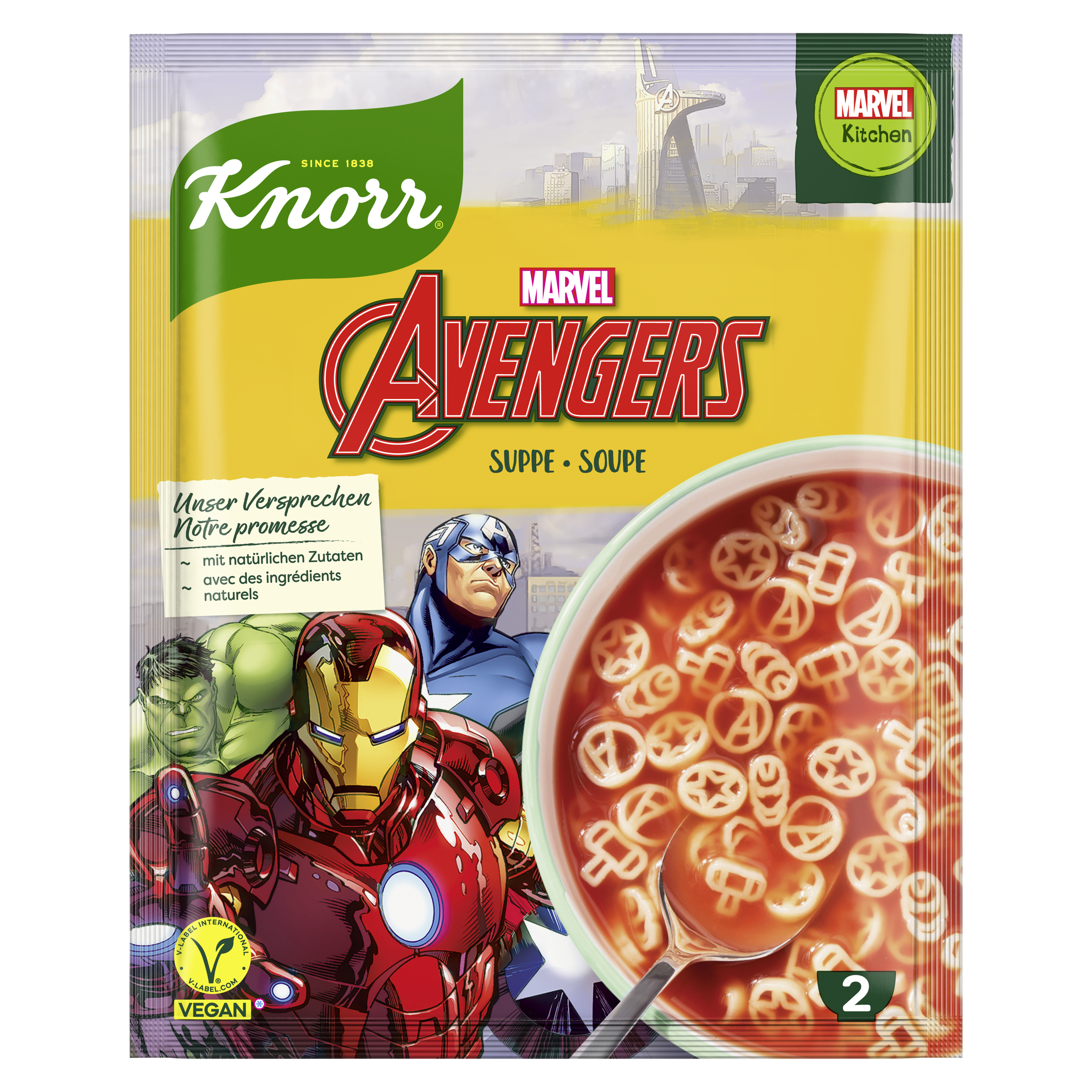Knorr Avengers Suppe 2 Portionen 41g packshot