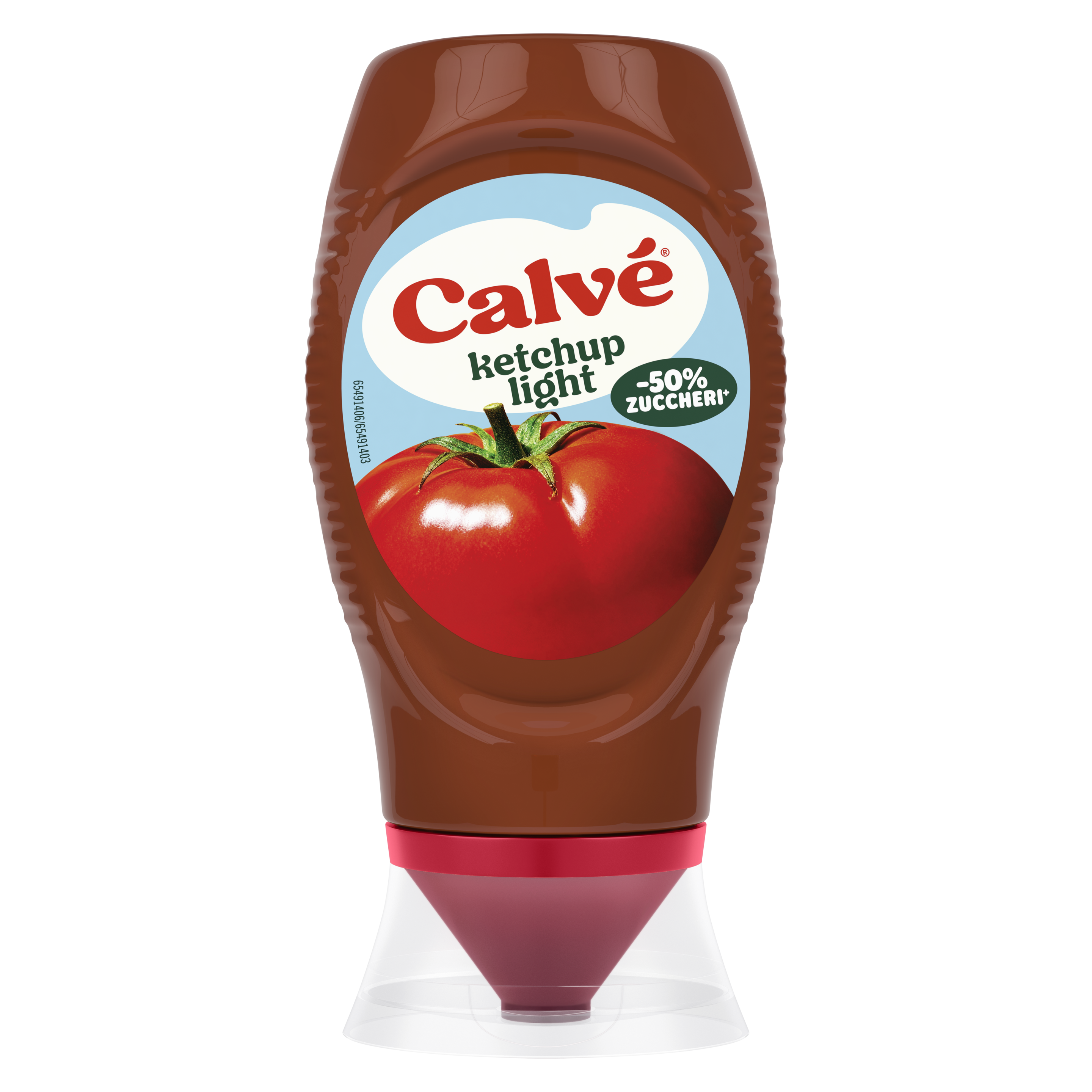 Il Ketchup Light Calvé ha il 50% di zuccheri in meno rispetto alla media dei più venduti packshot