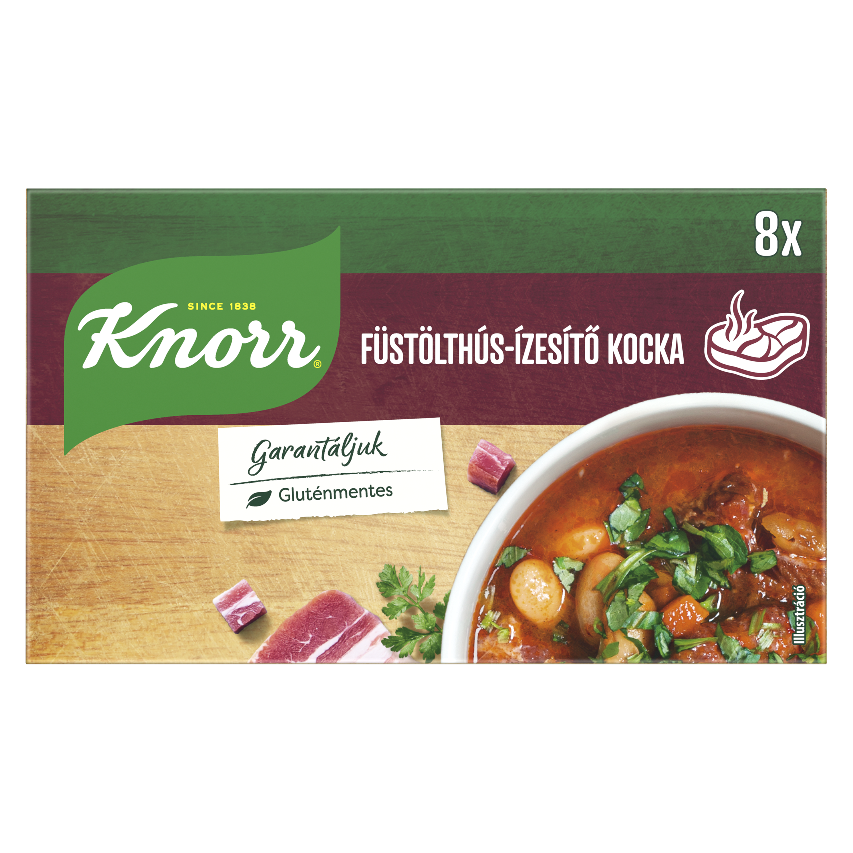 Knorr Füstölthús-ízesítő kocka 80g