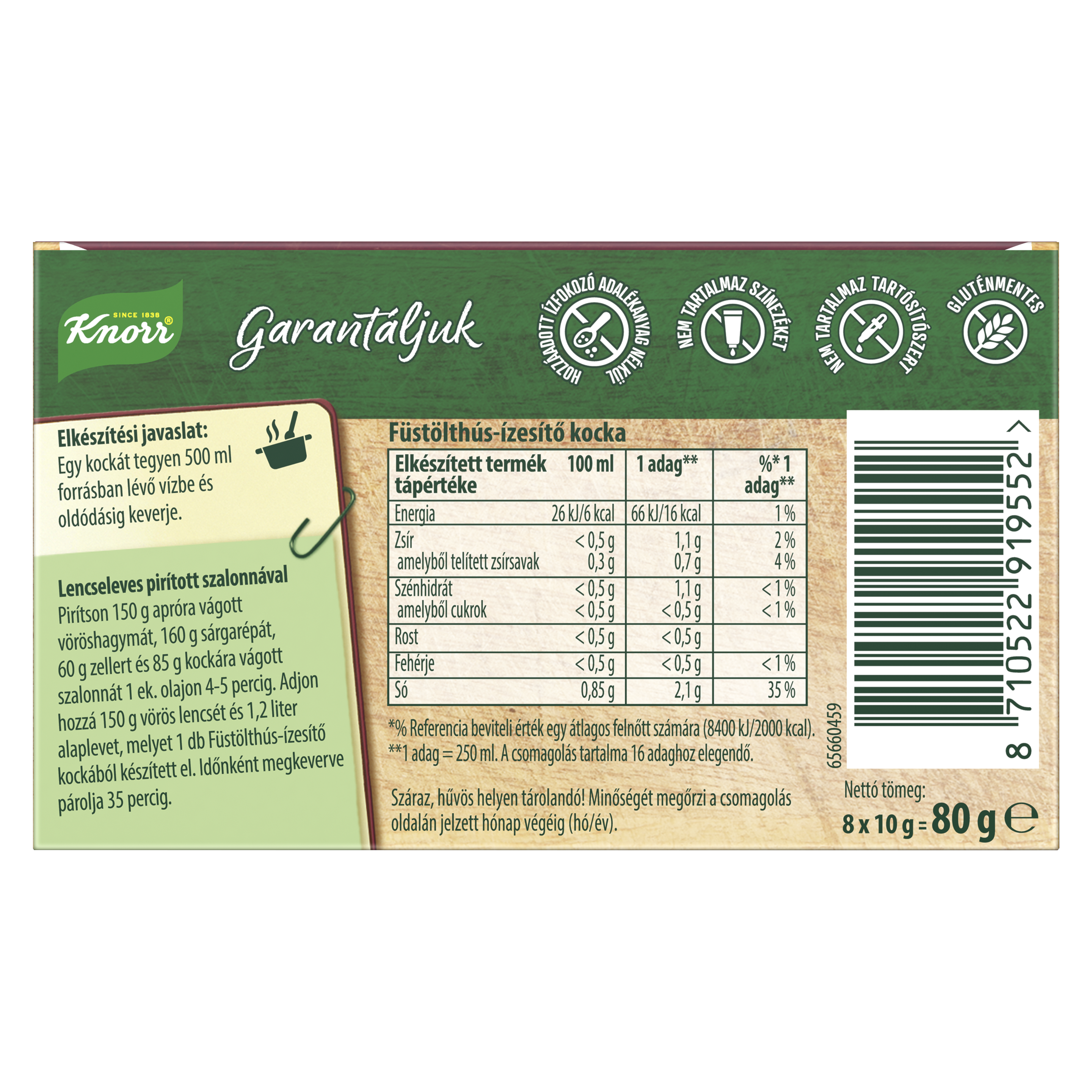 Knorr Füstölthús-ízesítő kocka