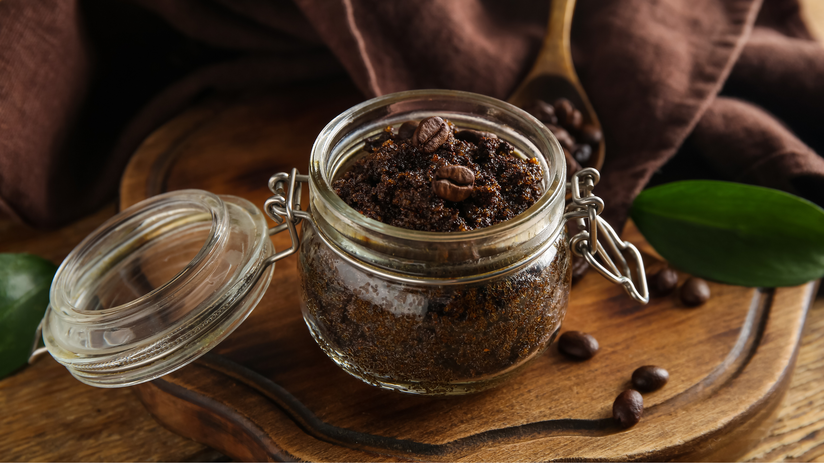 1. Coffee & Coconut Oil Scrub