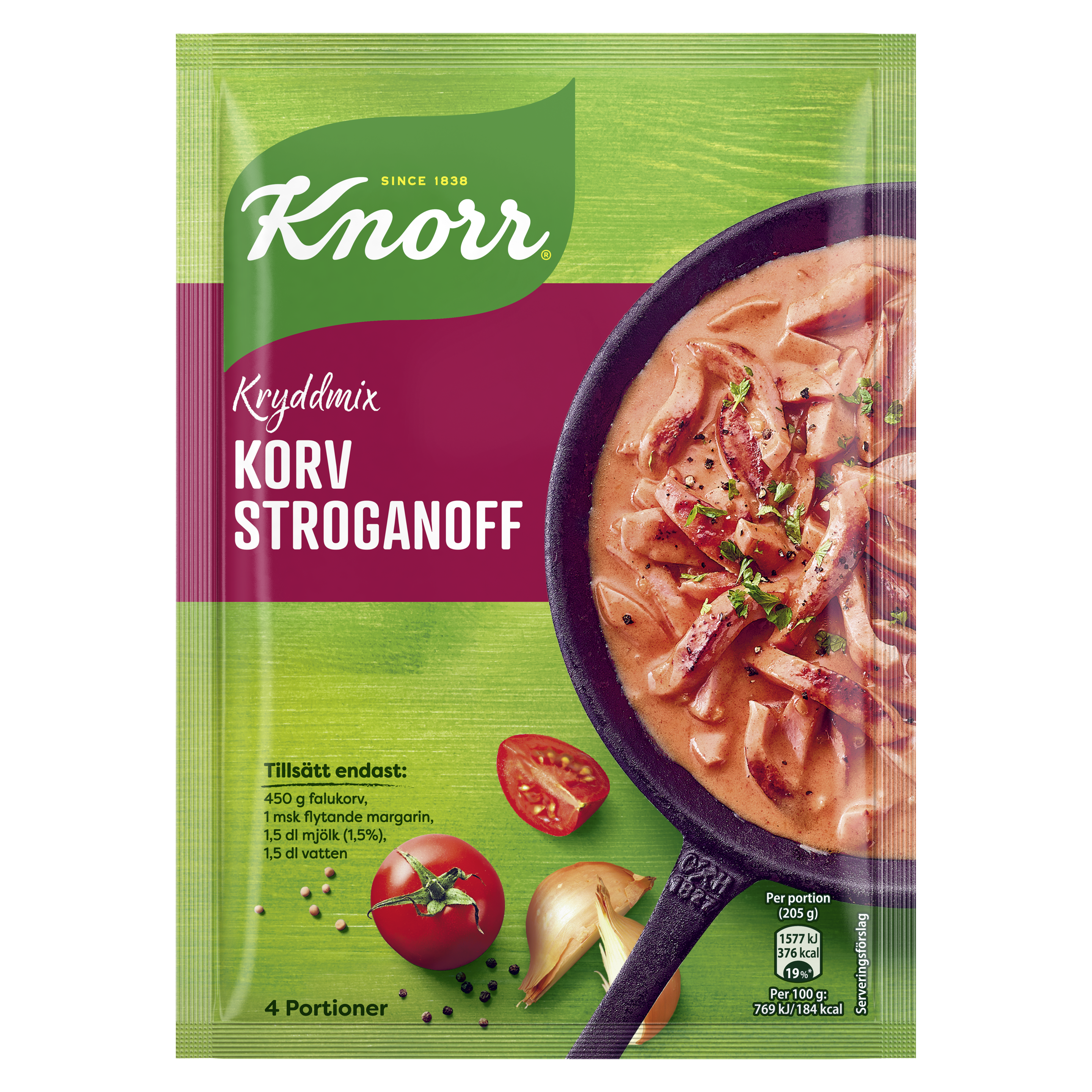 Kryddmix Korv Stroganoff packshot