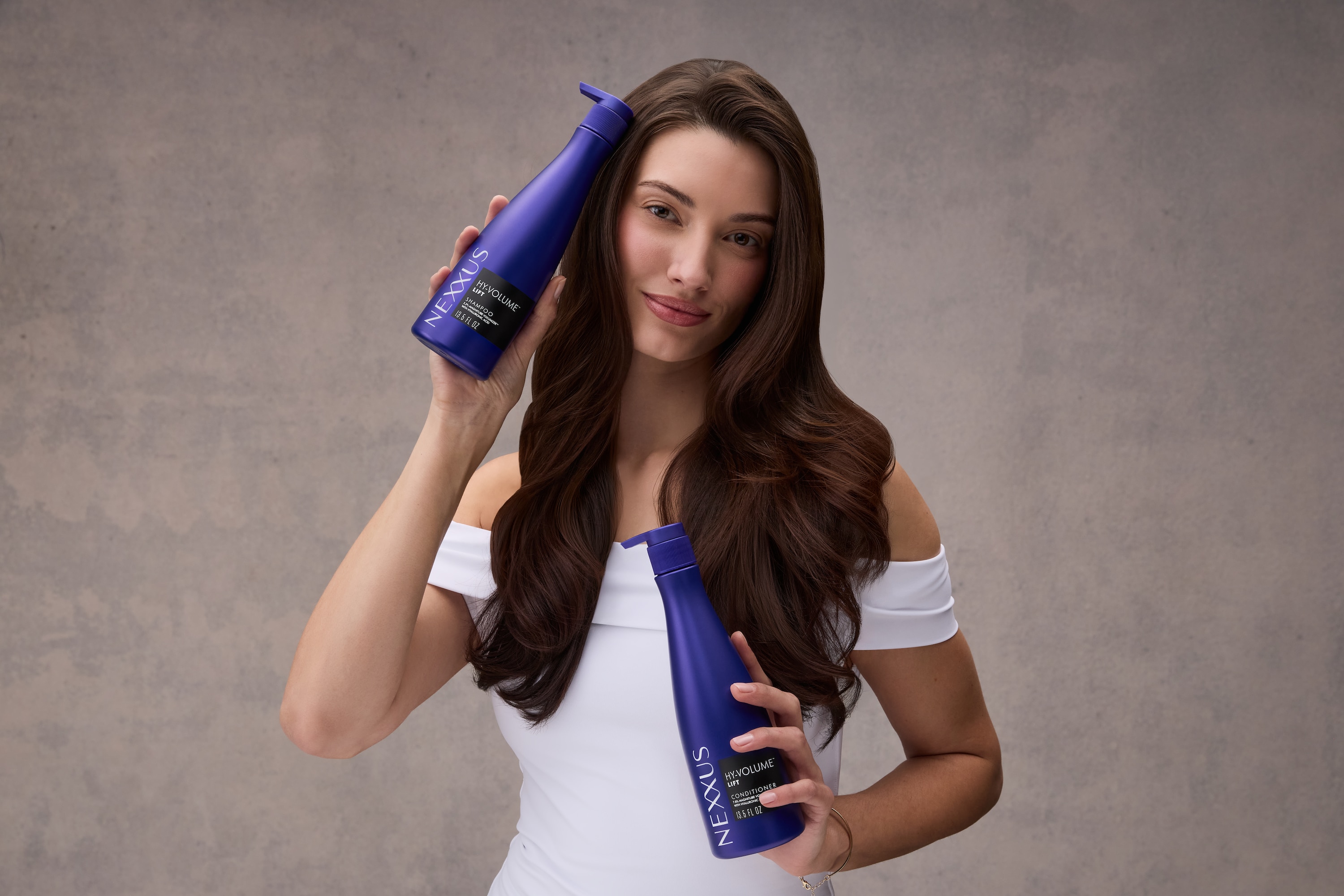 The Nexxus HY-VOLUME™ Shampoo and Conditioner