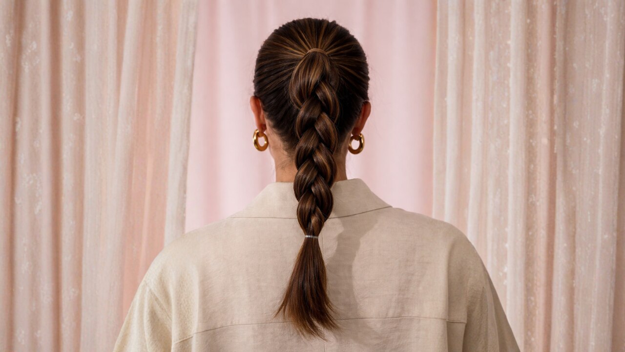 9. Braided Ponytail