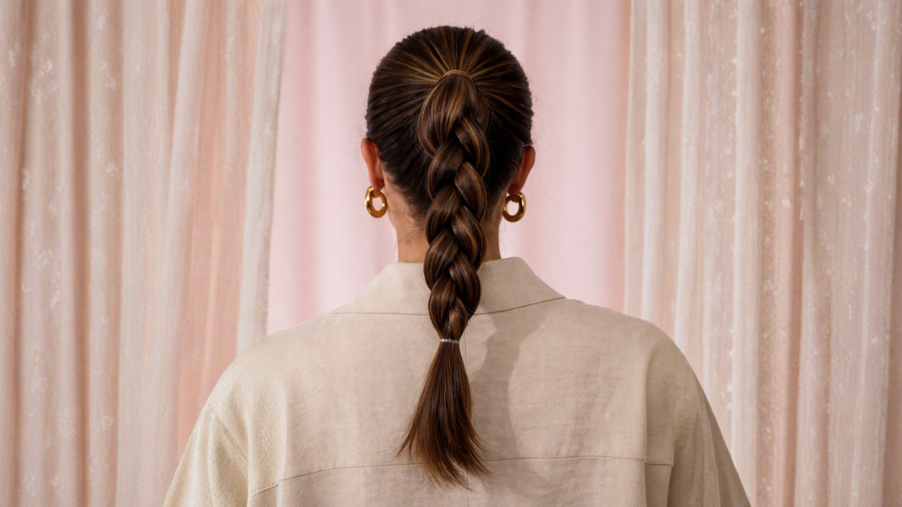 9. Braided Ponytail