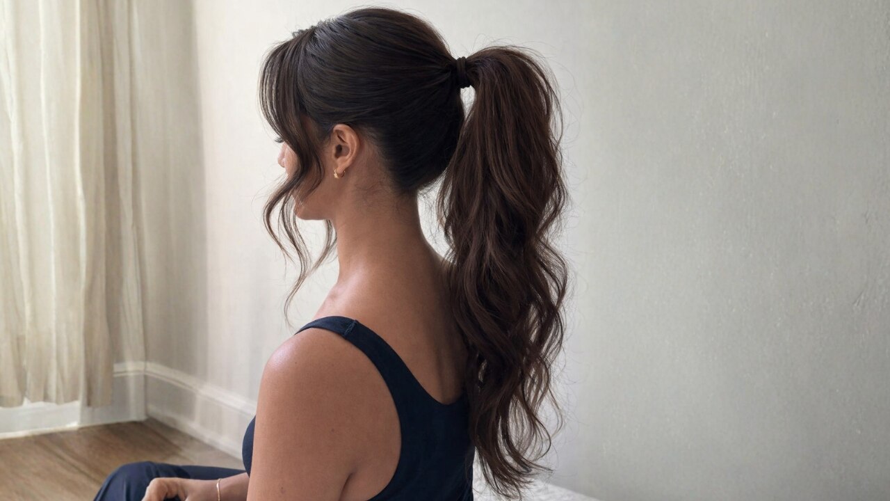 15. High Ponytail