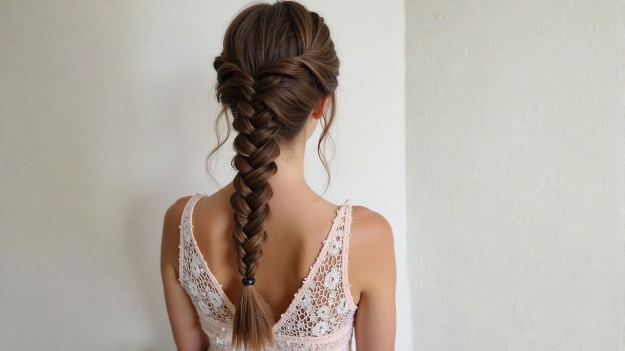 14. Loose Fishtail Braid