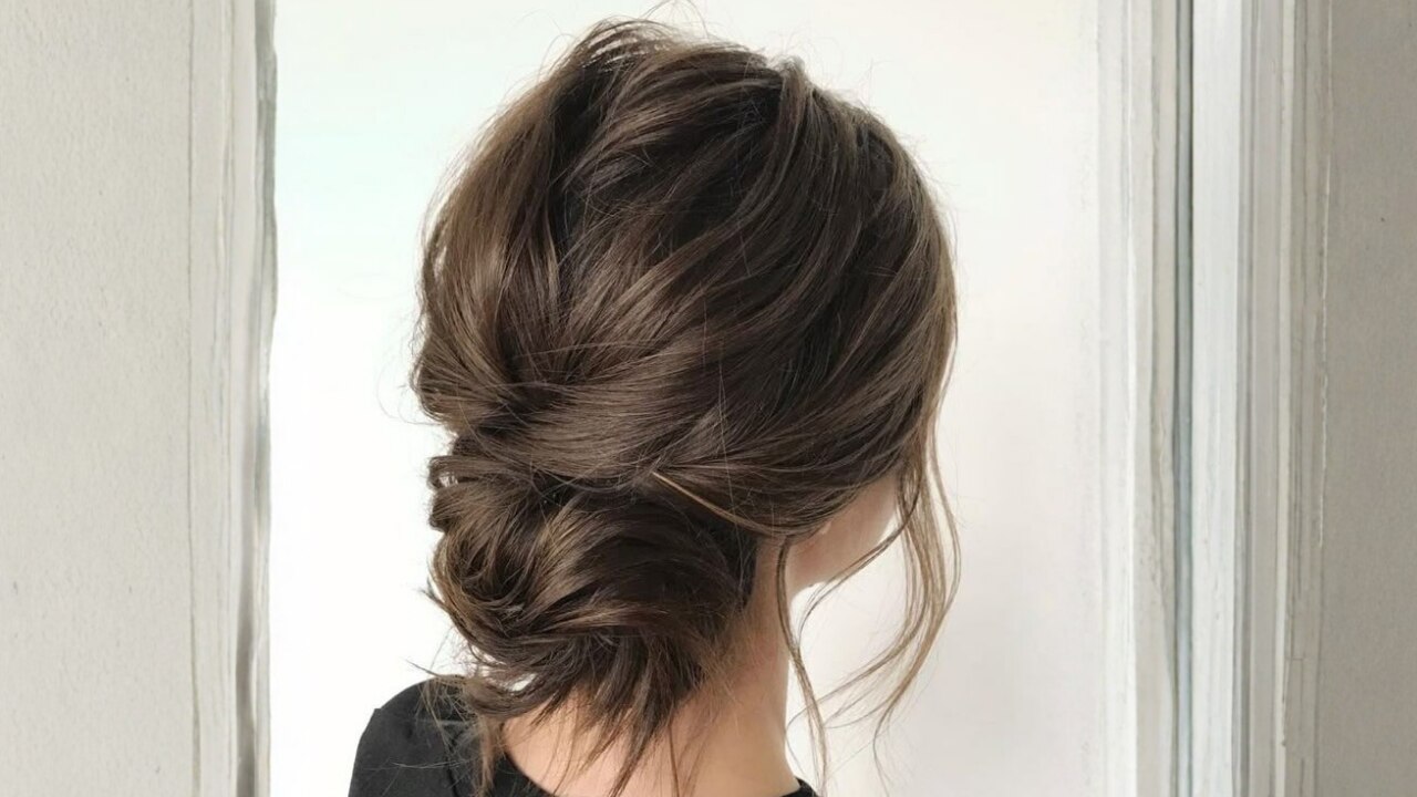 8. Low Messy Bun