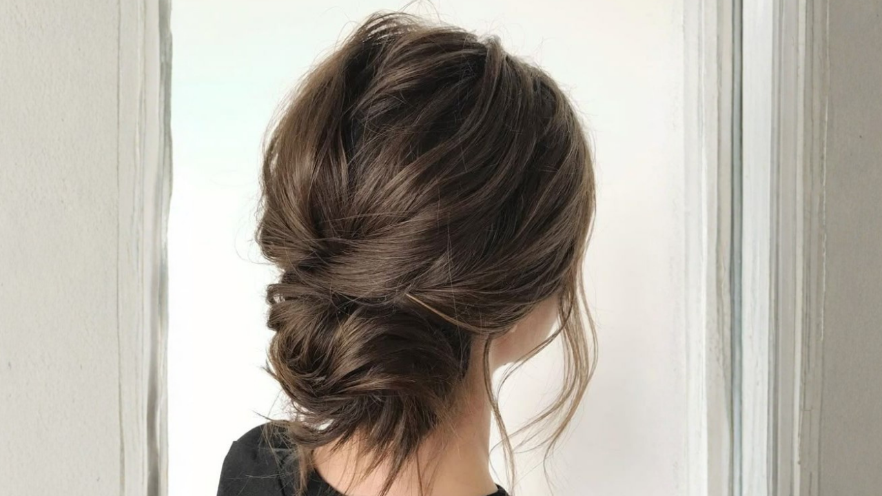 8. Low Messy Bun