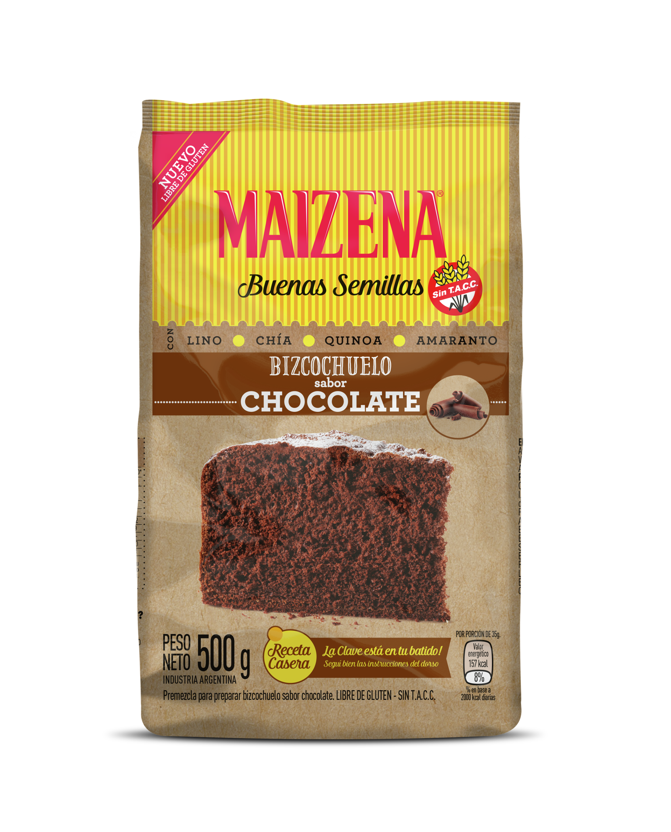 bizcochuelo sabor chocolate