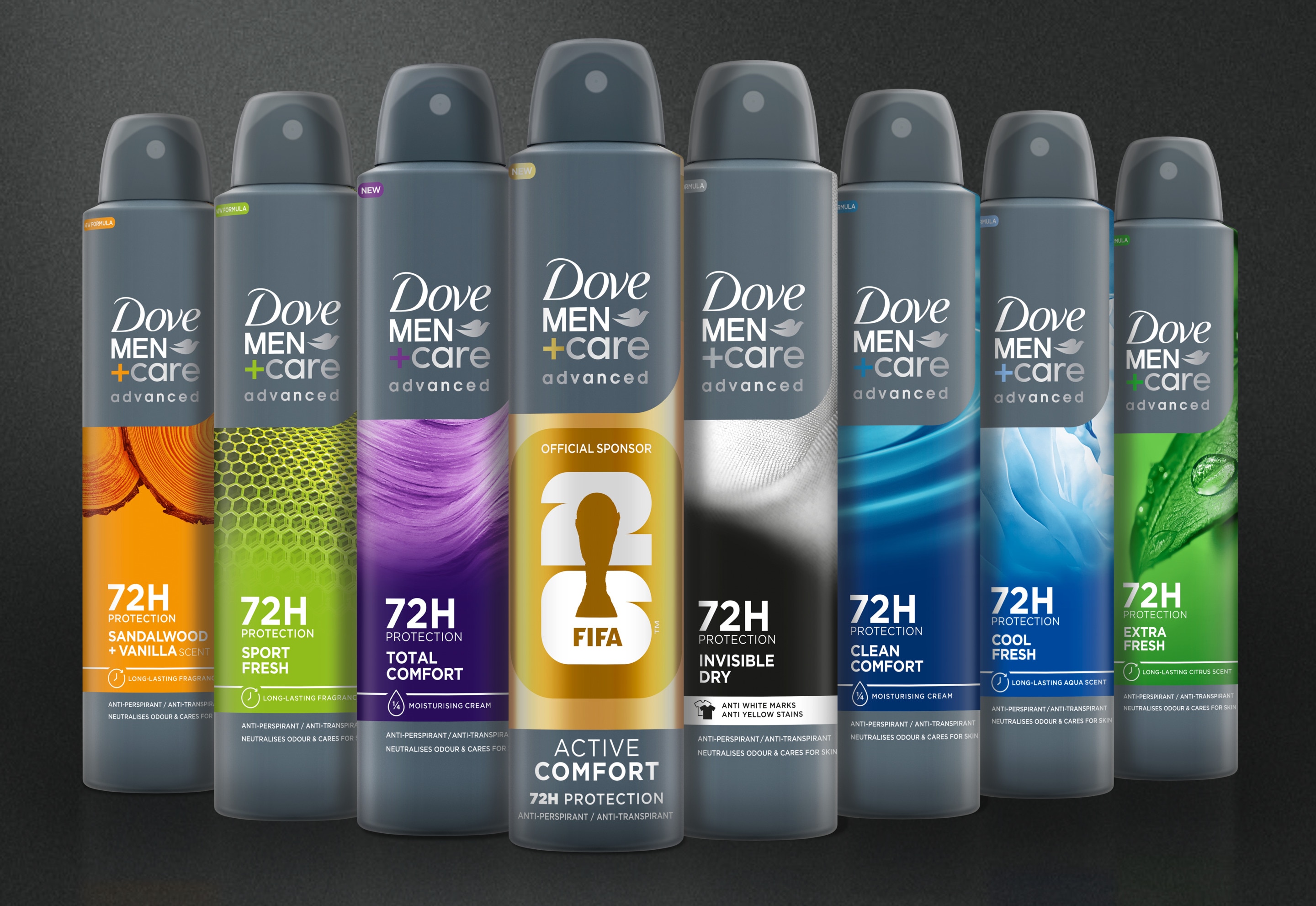 Dove Men+Care Clean Comfort collection 