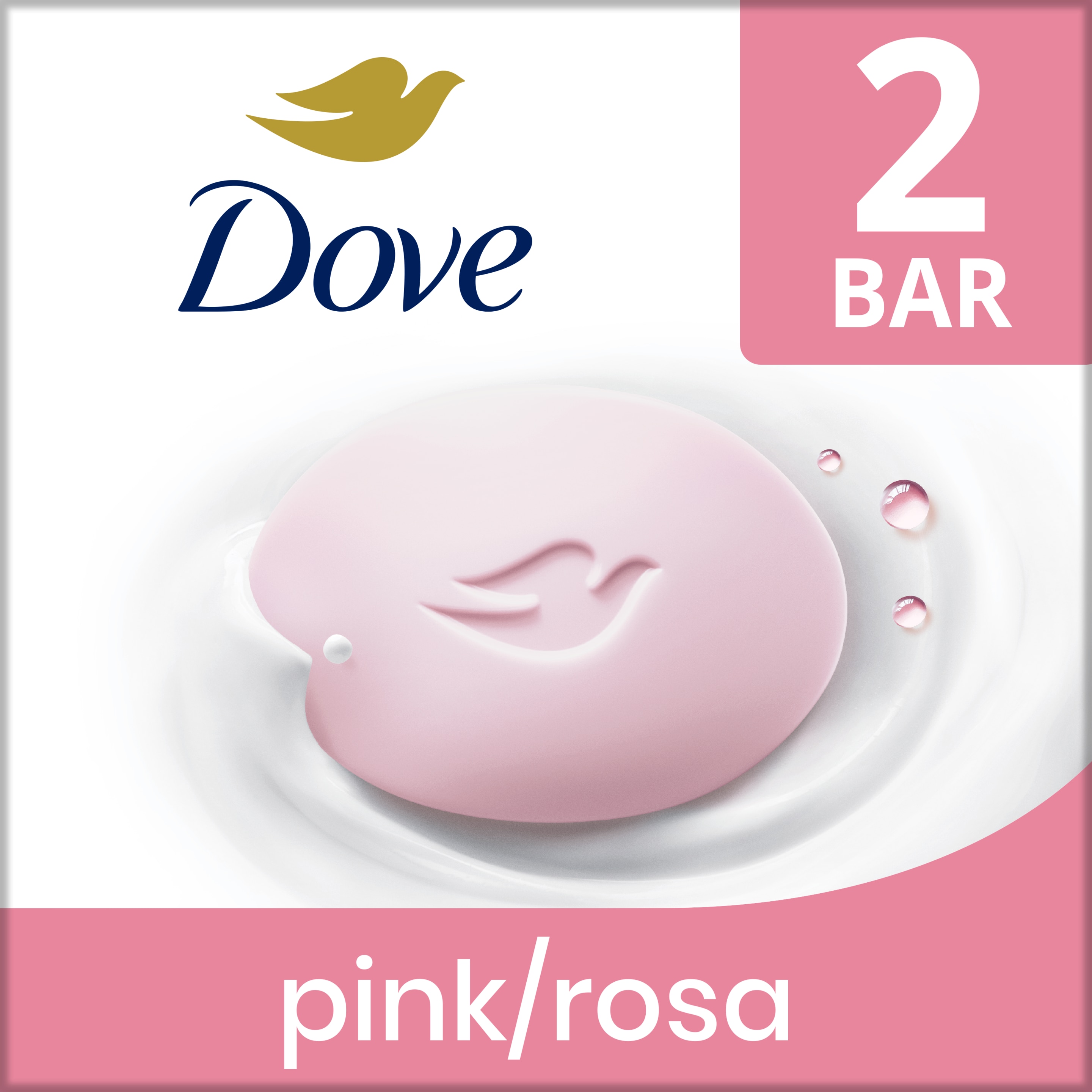 Dove Pink Beauty Bar 2 bar 3.75 oz