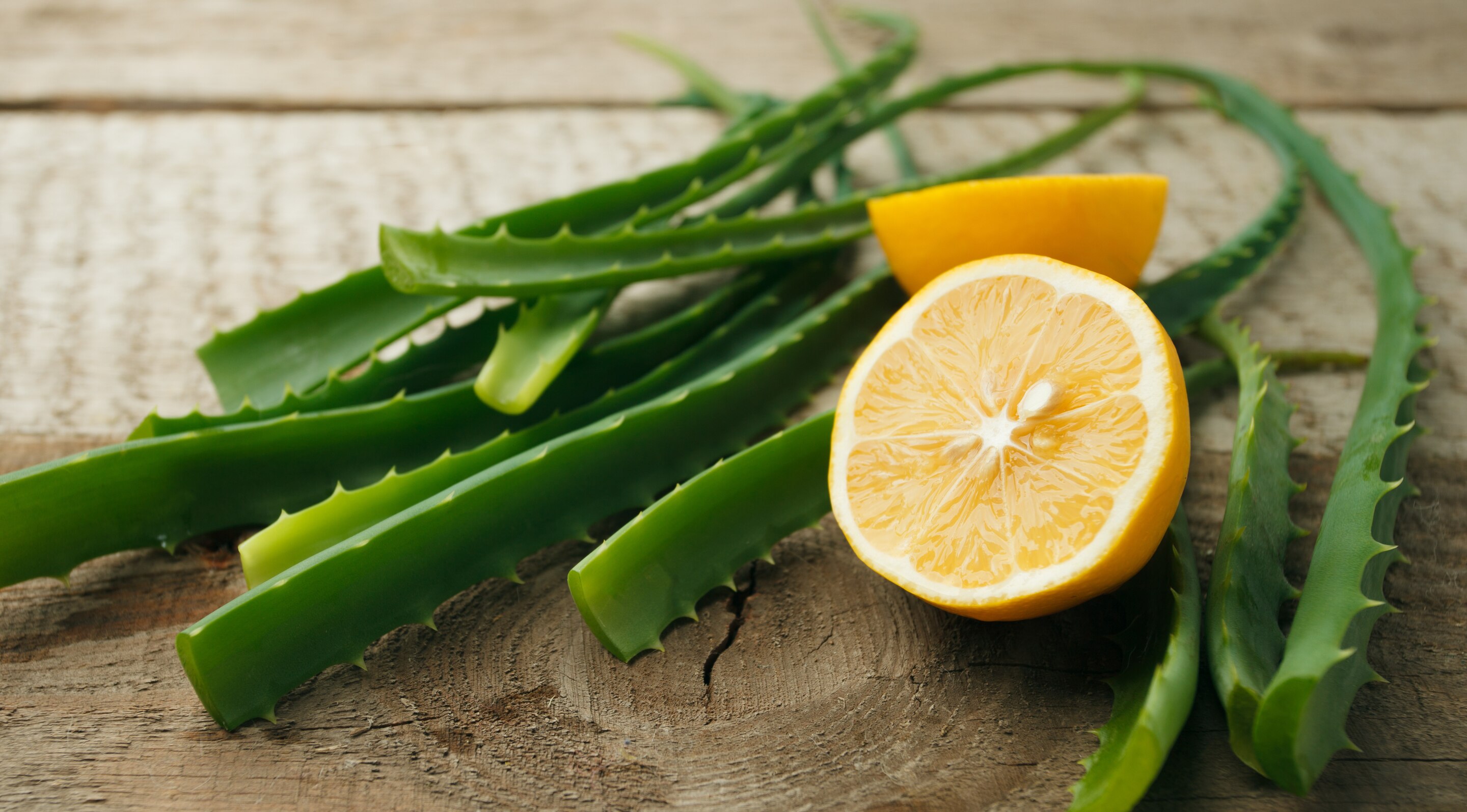 3. Aloe Vera & Lemon Treatment