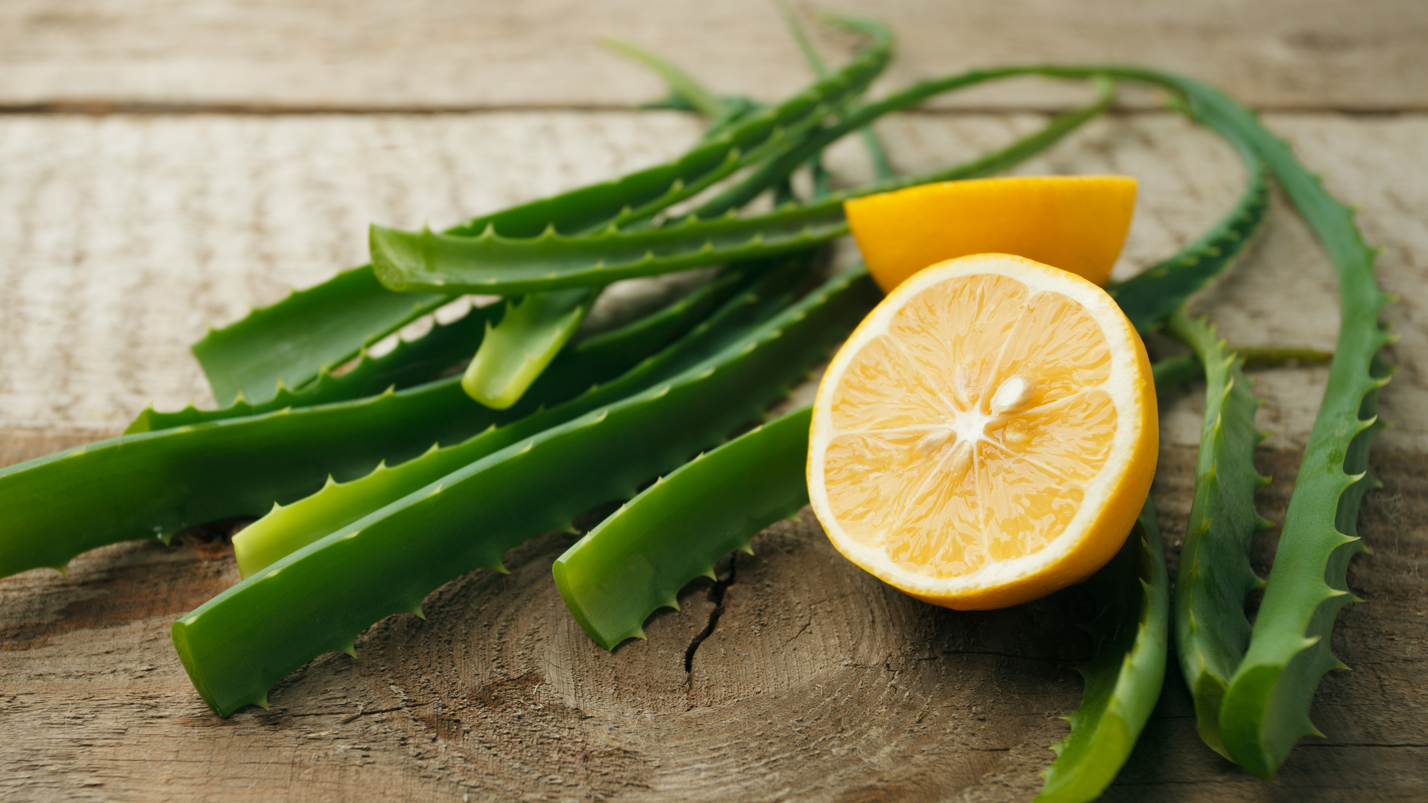 3. Aloe Vera & Lemon Treatment