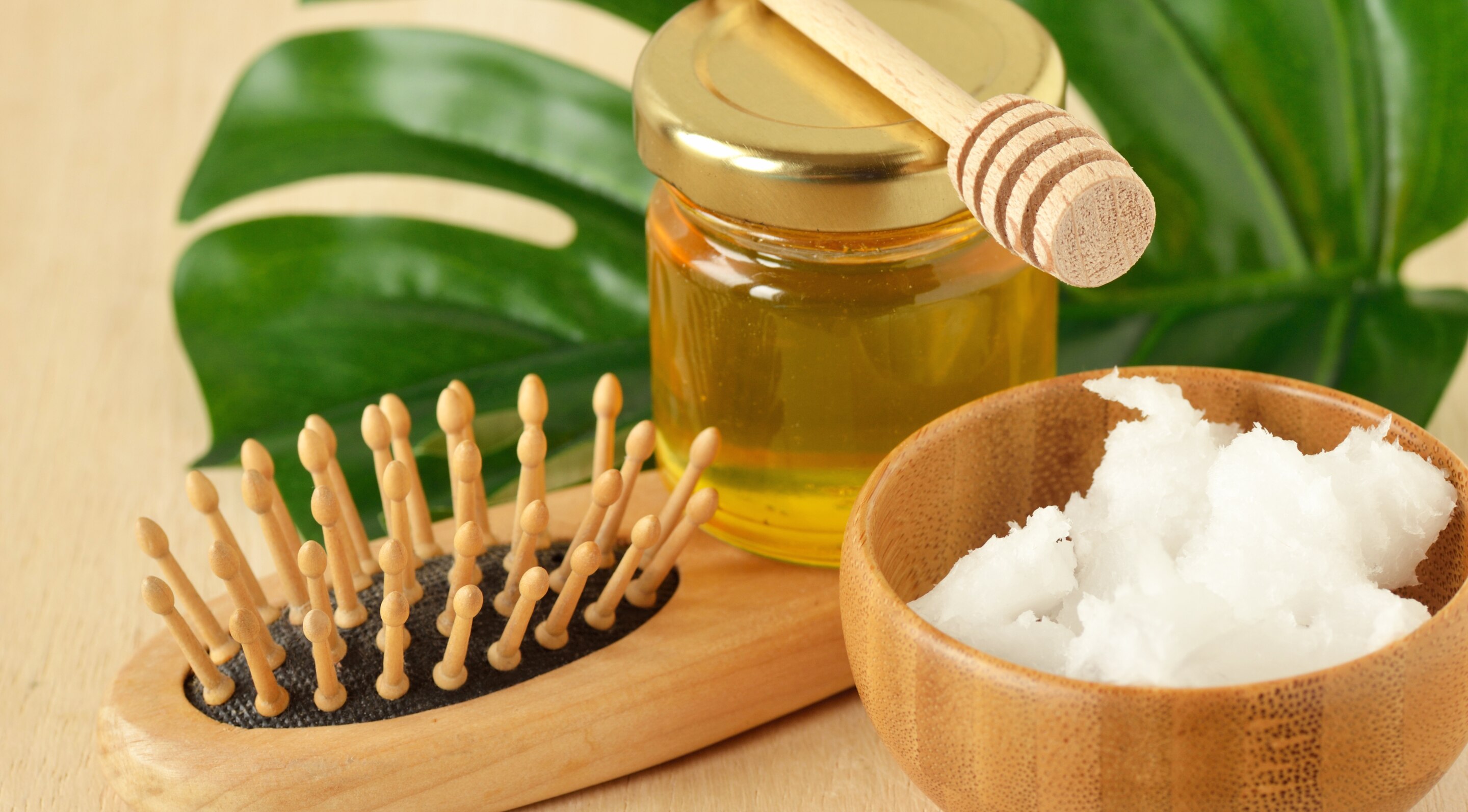 1. Coconut Oil & Honey Mask