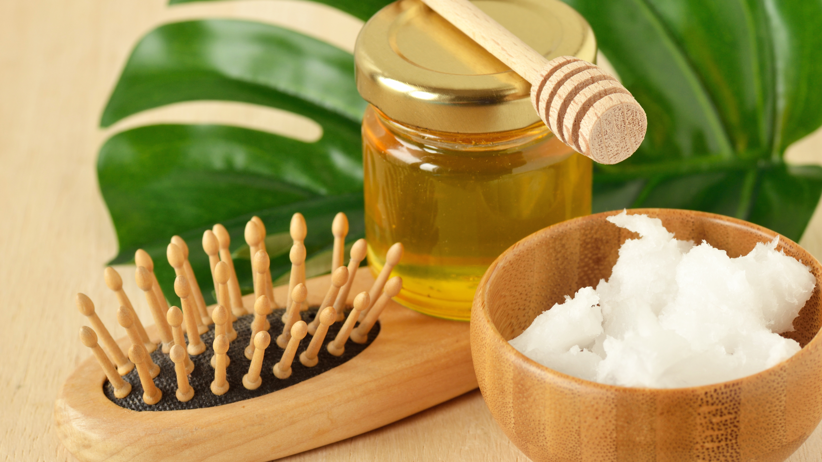 1. Coconut Oil & Honey Mask