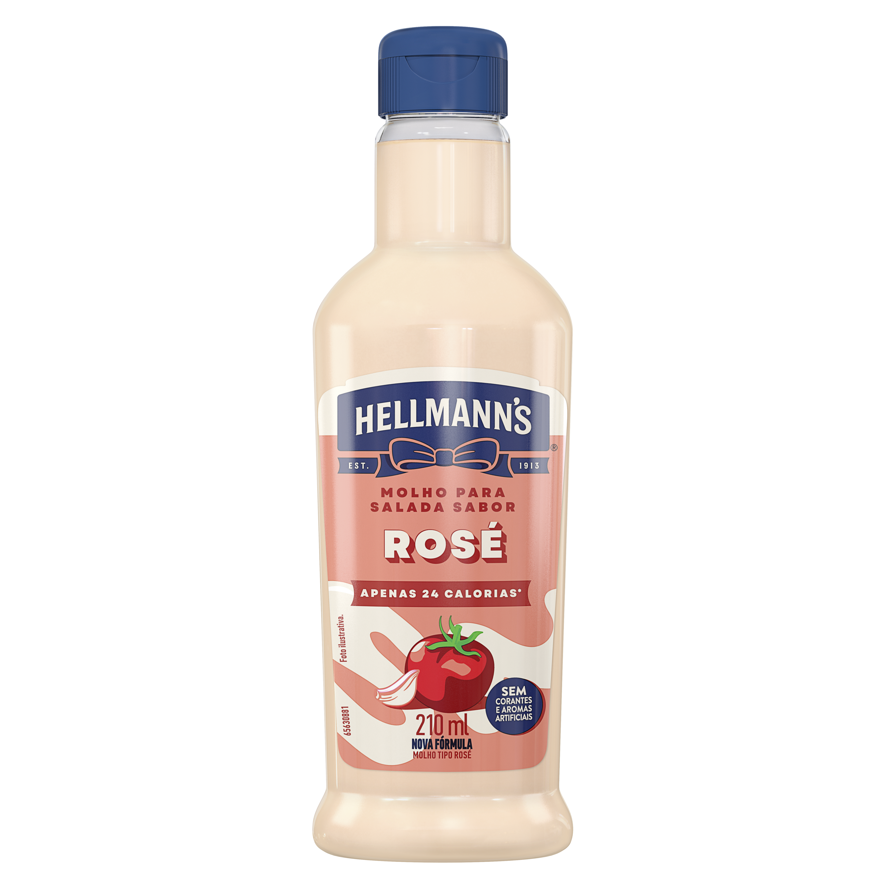 Molho para Salada Hellmann's Rosé 210ml packshot