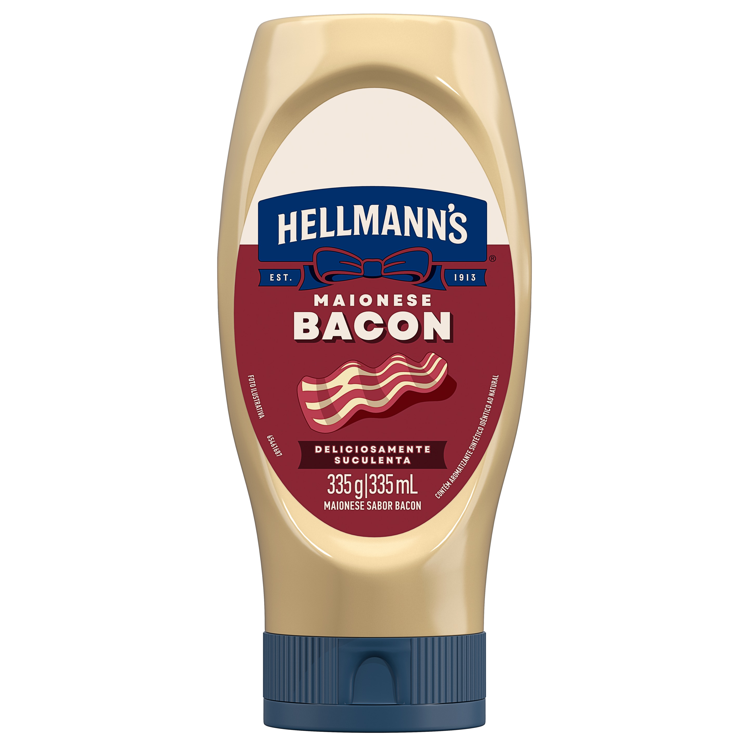 Maionese Hellmann's Bacon 335g packshot