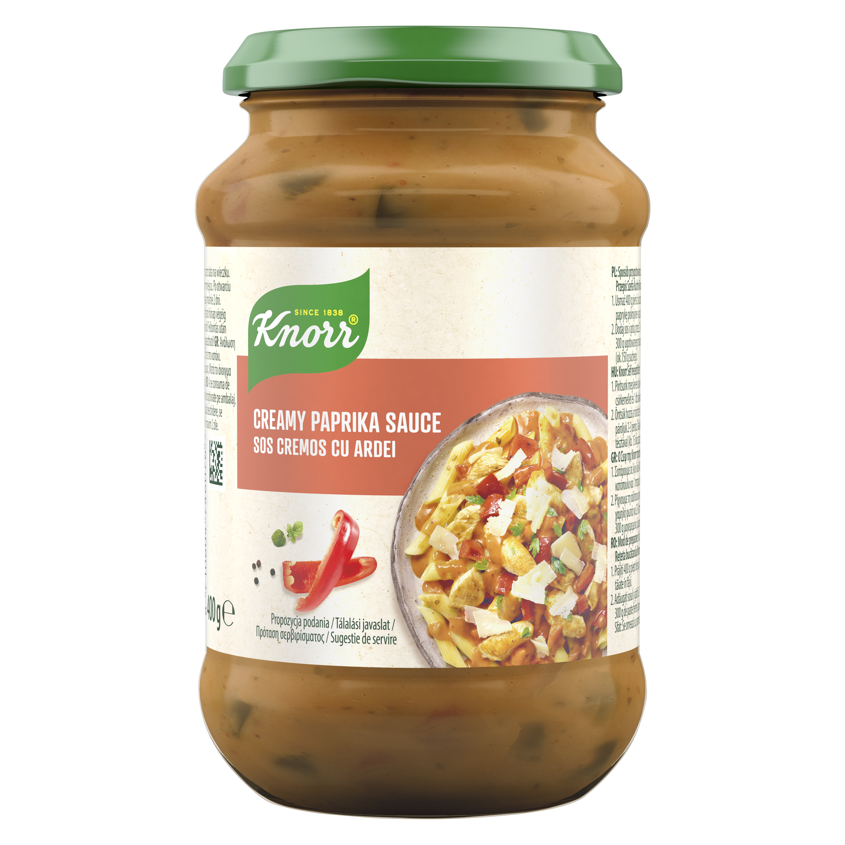 Knorr Tejszínes paprikás szósz 400g packshot