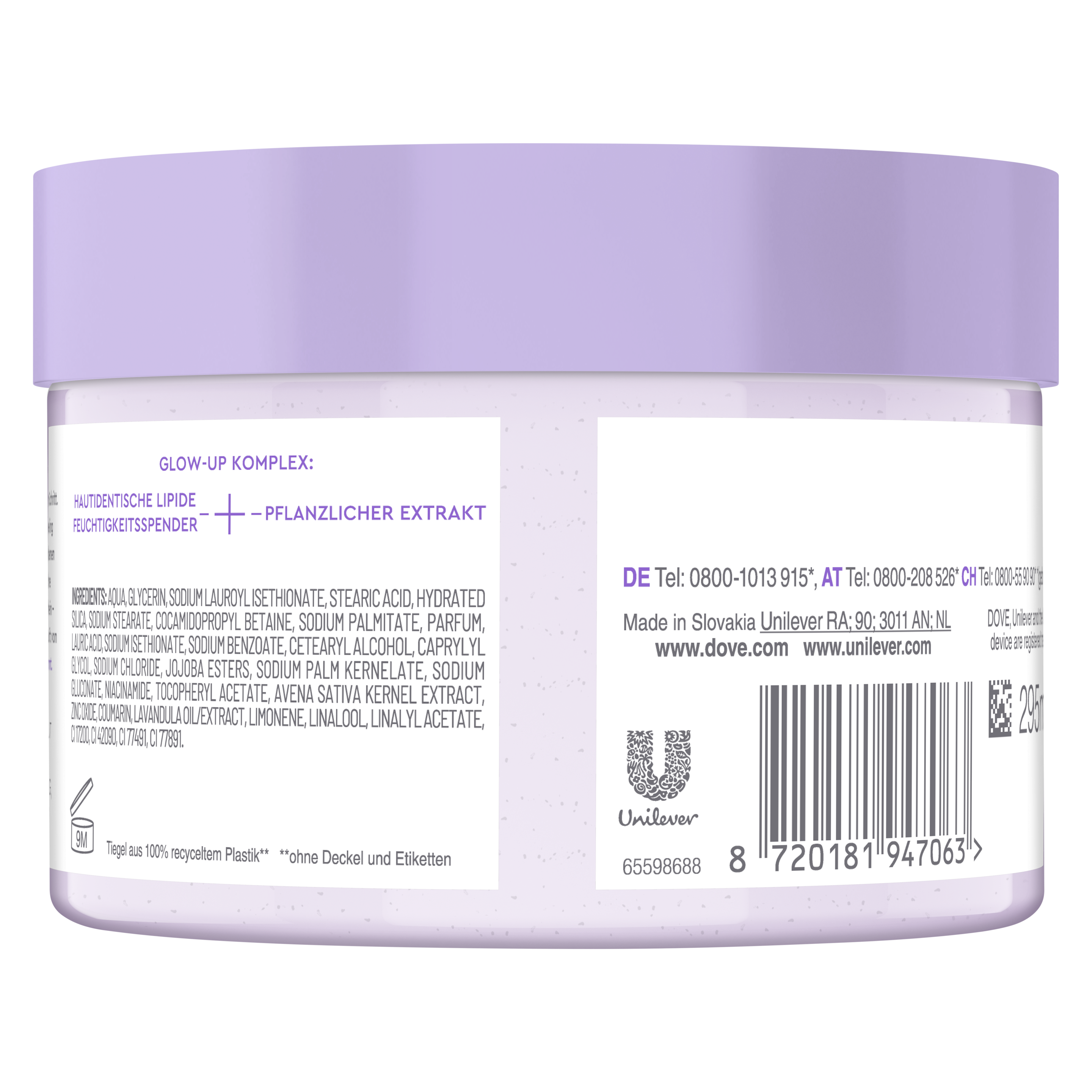 body + mind Serum Duschpeeling Lavendel & Hafermilch 295 ml