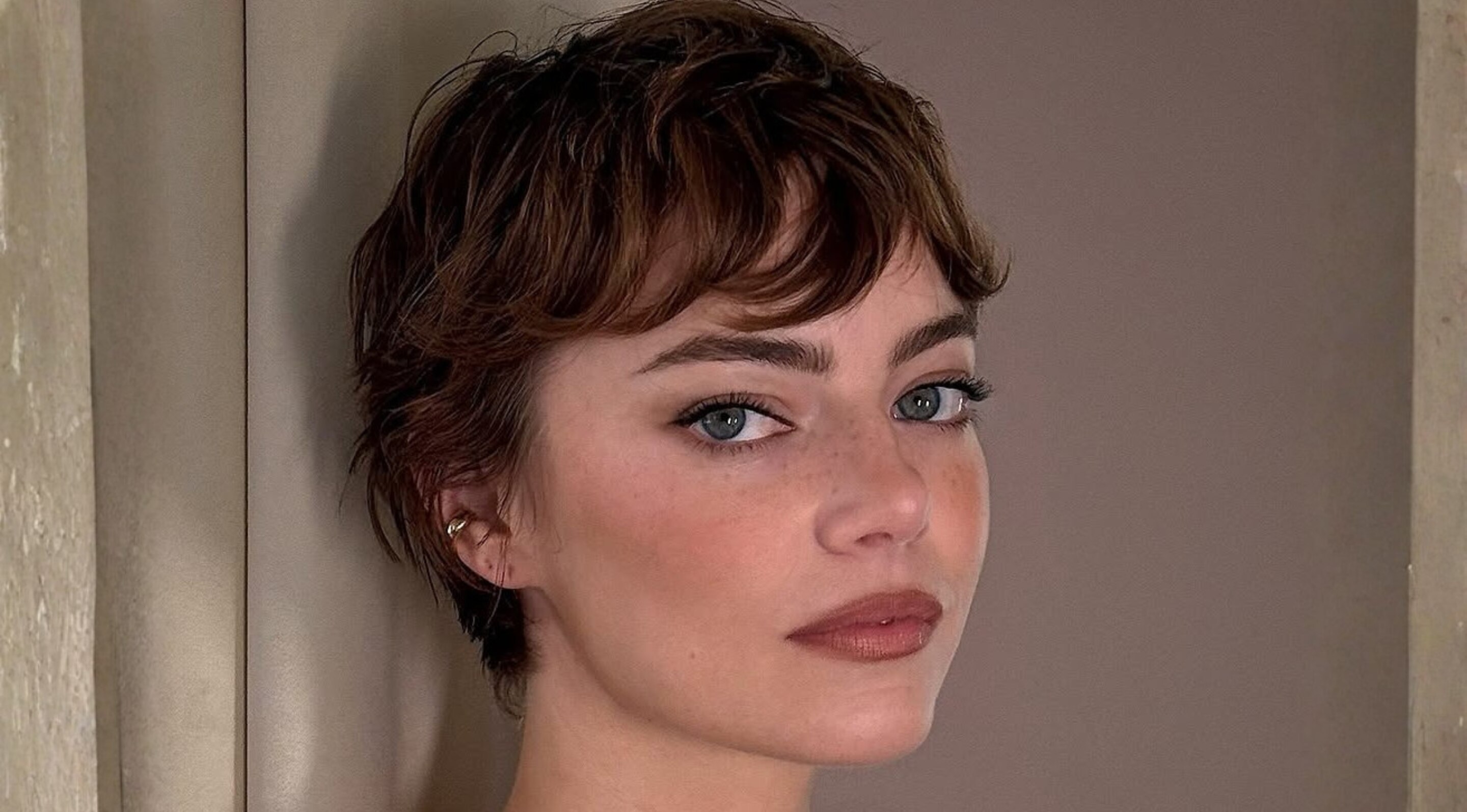 1. Textured Pixie Cut