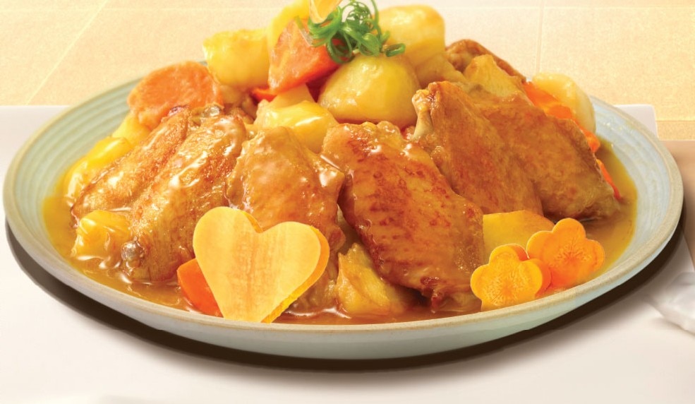 薯仔炆雞翼 35 分鐘  recipe