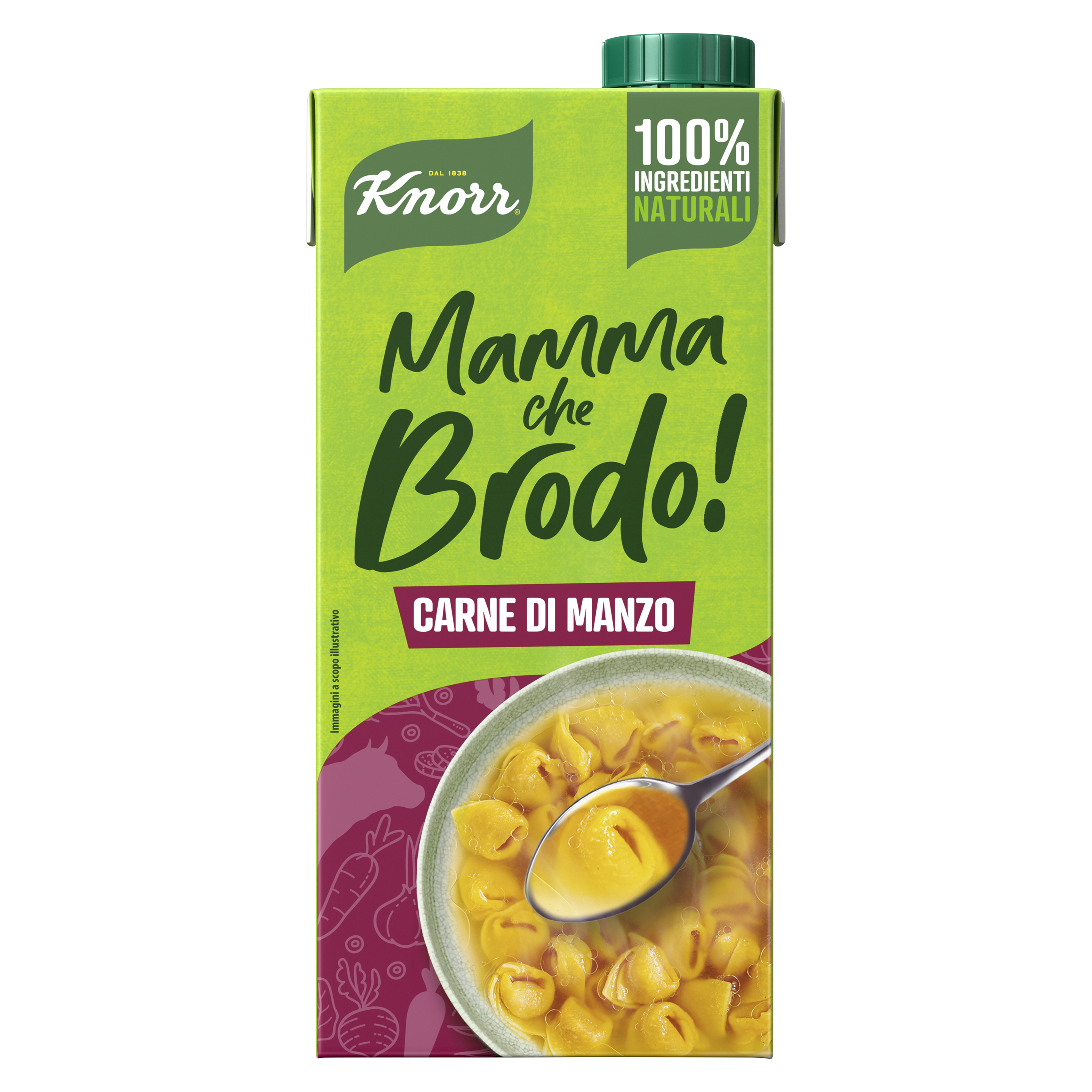 Brodo Liquido vegetali 100% Ingredienti Naturali packshot