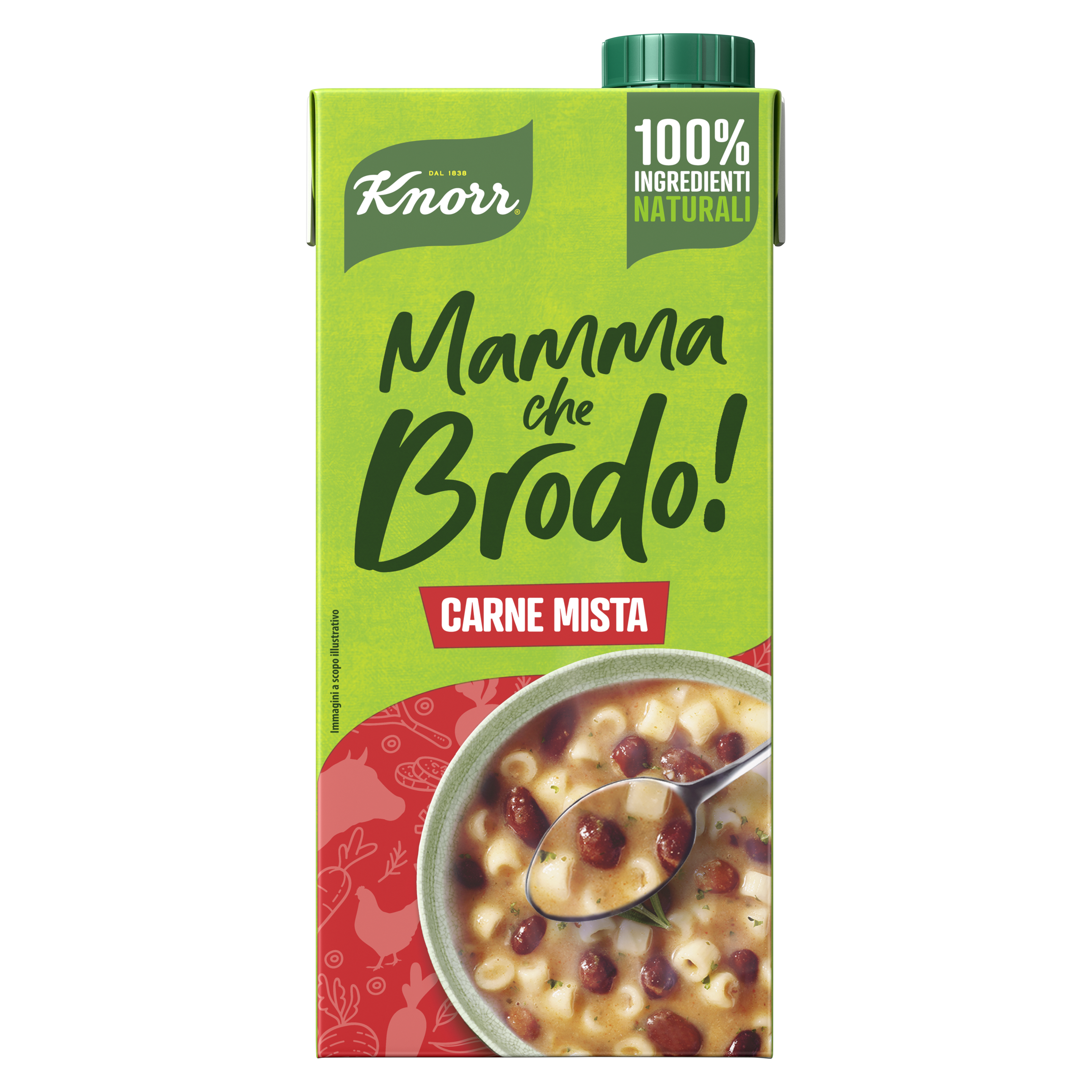 Brodo Liquido vegetali 100% Ingredienti Naturali packshot