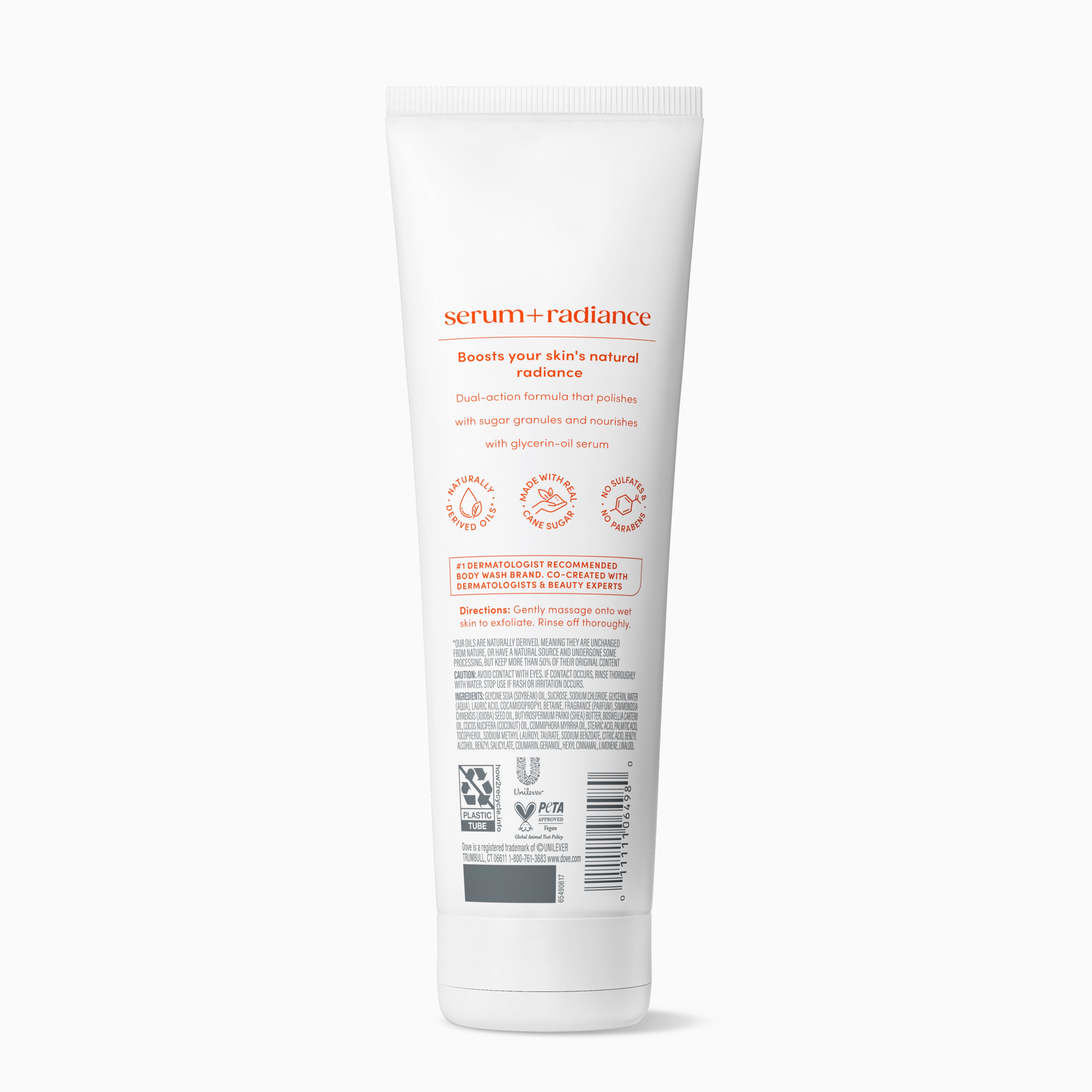 Serum+ Radiance Dual Action Body Scrub packshot