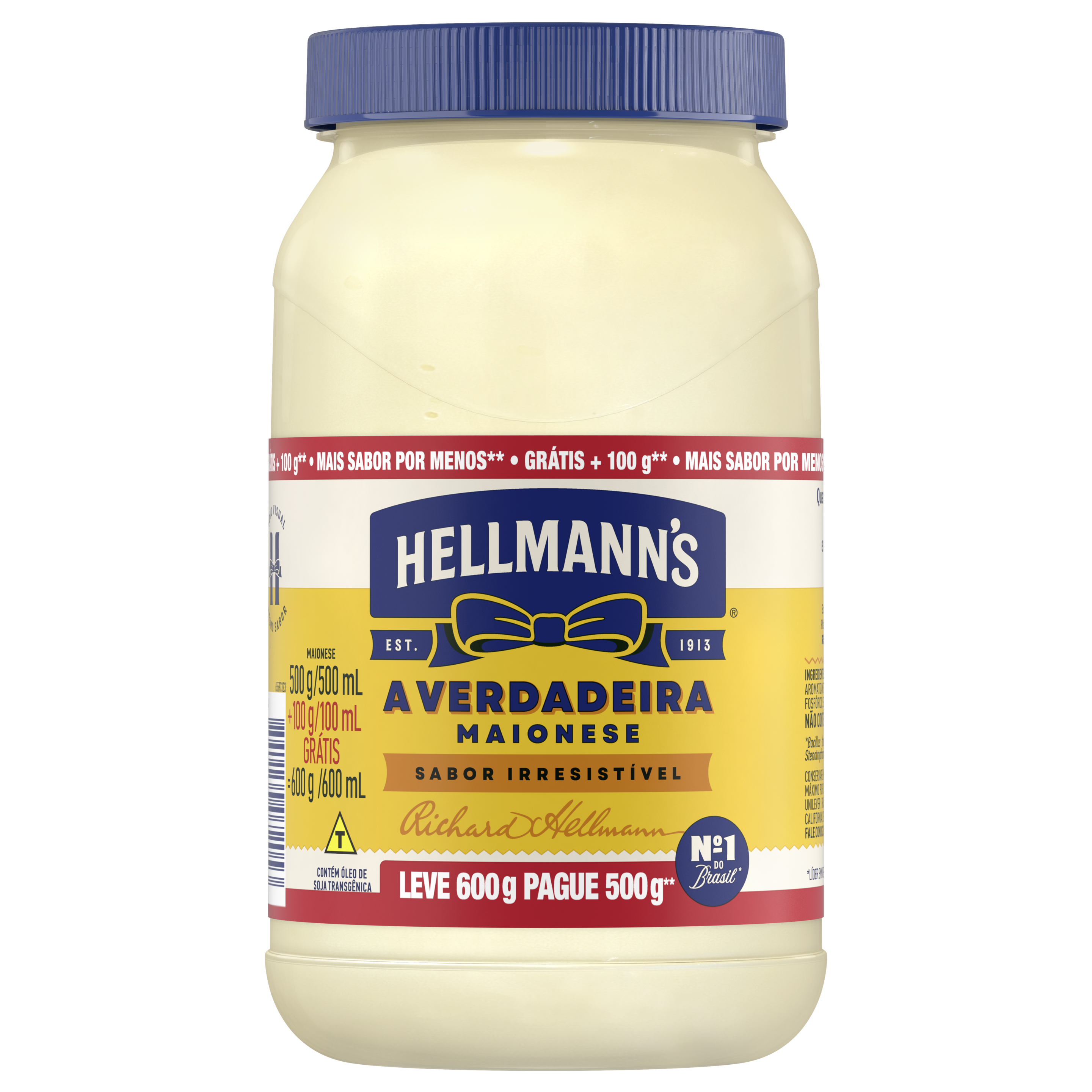 Maionese Hellmann's Tradicional 600g packshot