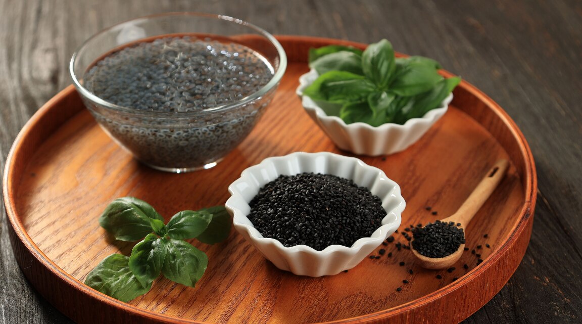 Basil Seeds vs Chia Seeds Nutrition and Benefits Comparison