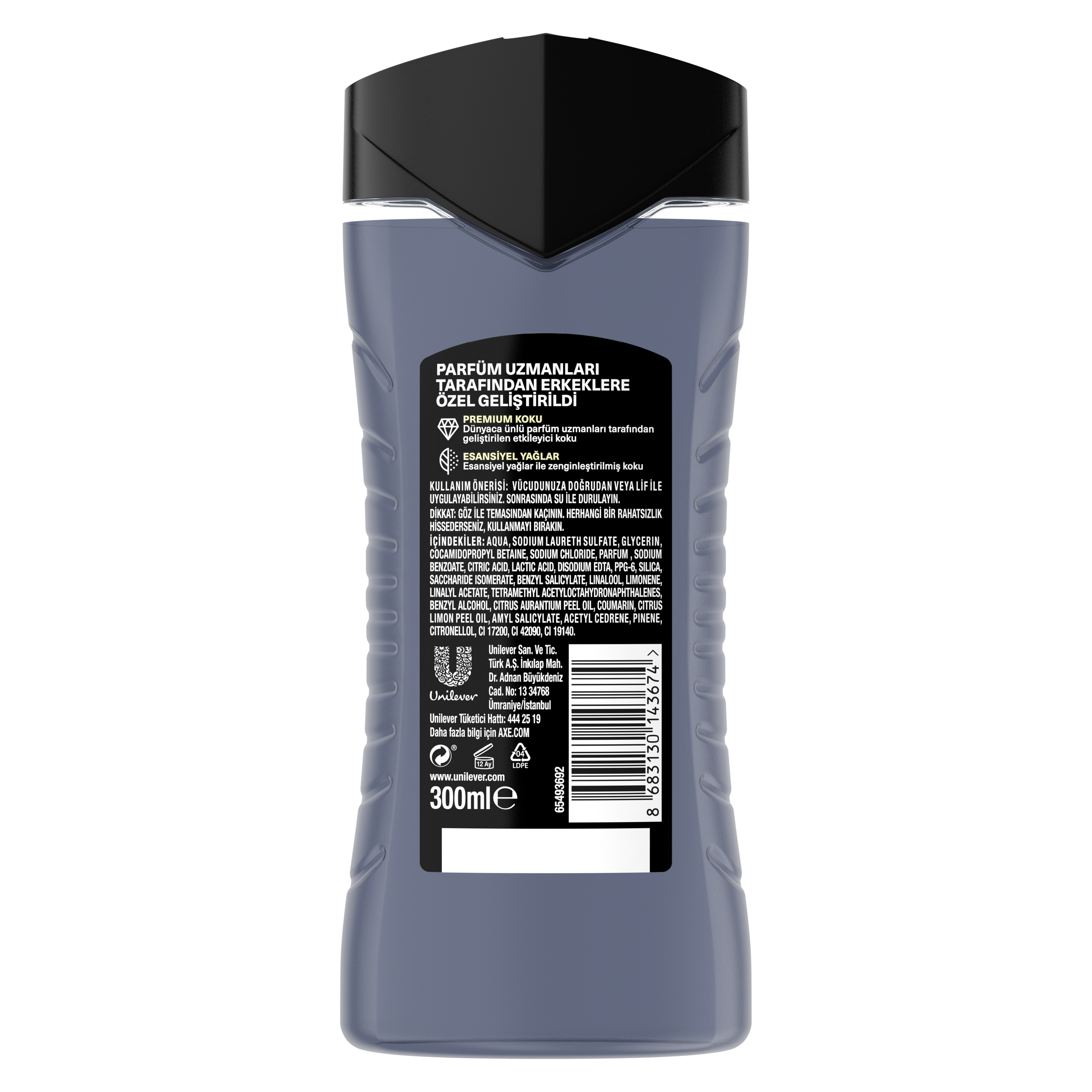Axe Premium Collection Duş Jeli Marshmellow Smoke 300 ML